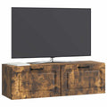 vidaXL Szafka RTV montowana na ścianie Dąb wędzony 98 x 31 x 30 cm
