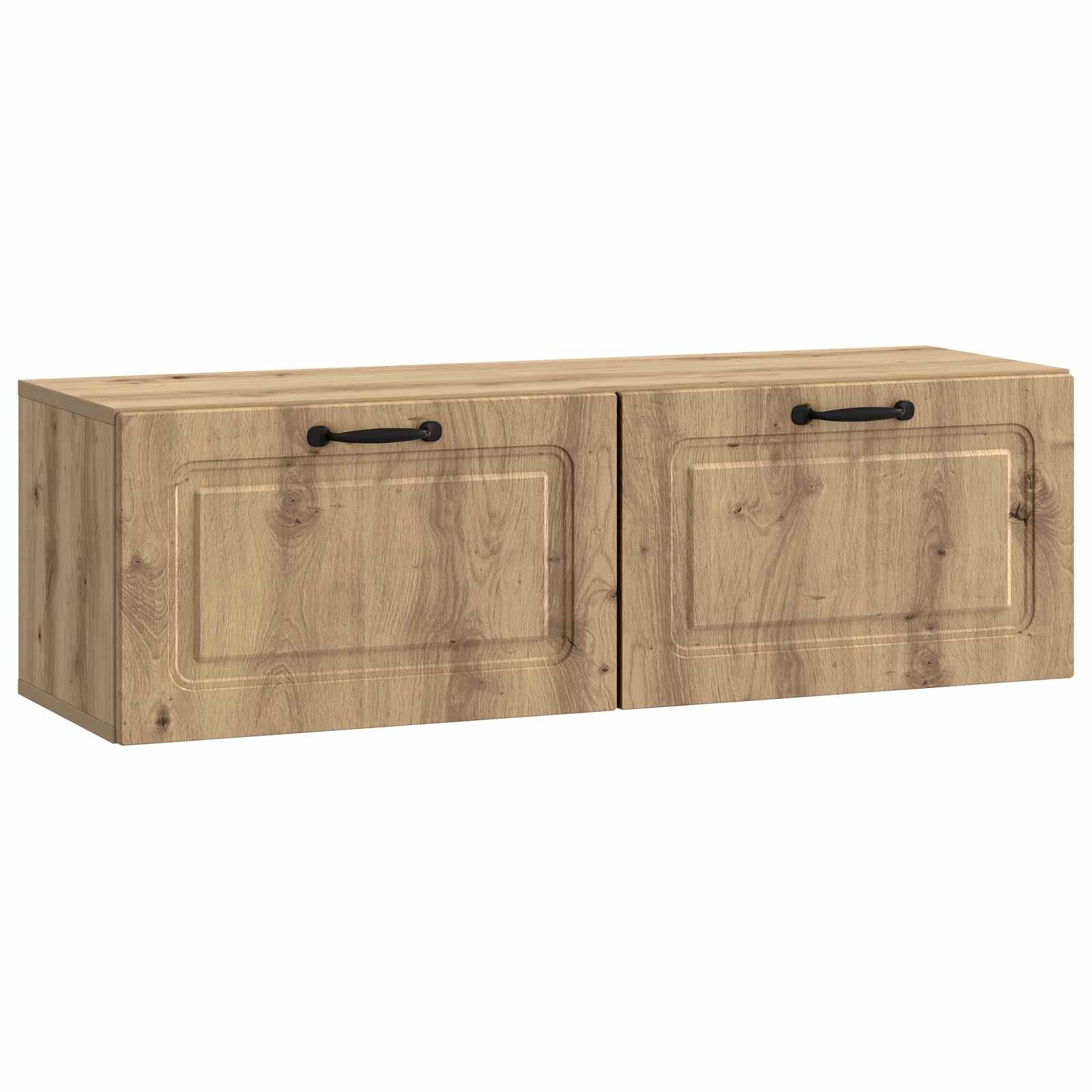 vidaXL Szafka RTV montowana na ścianie Dąb artisan 98 x 31 x 30 cm