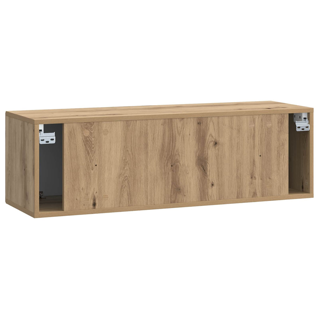 vidaXL Szafka RTV montowana na ścianie Dąb artisan 98 x 31 x 30 cm
