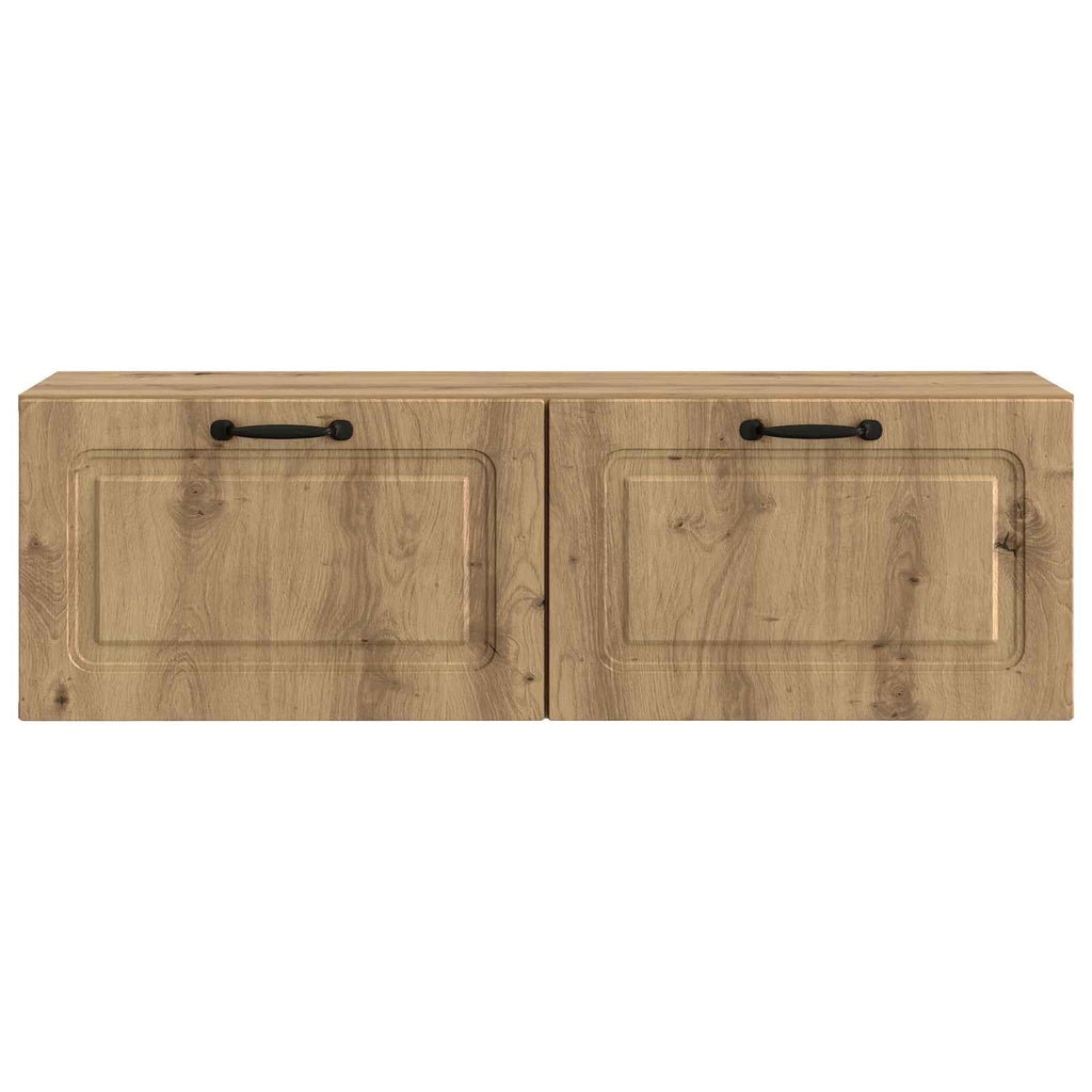 vidaXL Szafka RTV montowana na ścianie Dąb artisan 98 x 31 x 30 cm