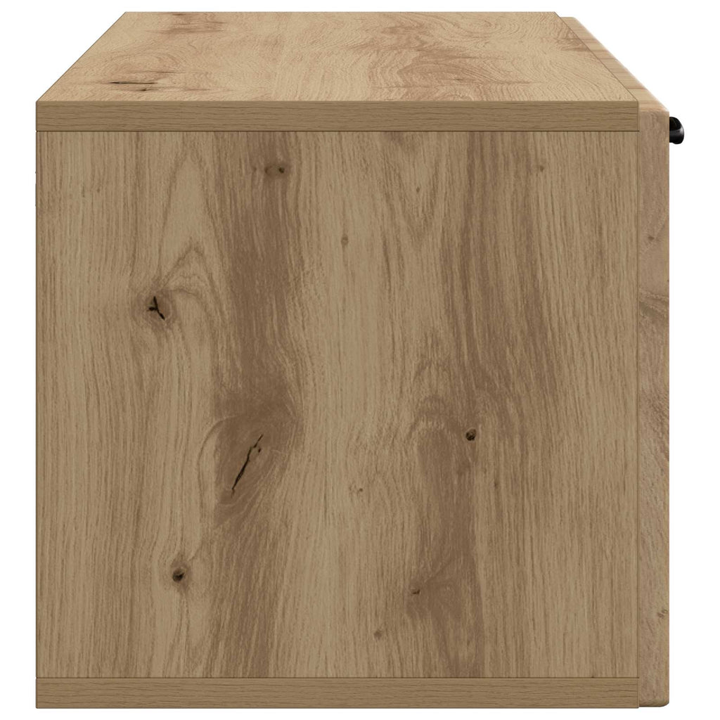 vidaXL Szafka RTV montowana na ścianie Dąb artisan 98 x 31 x 30 cm