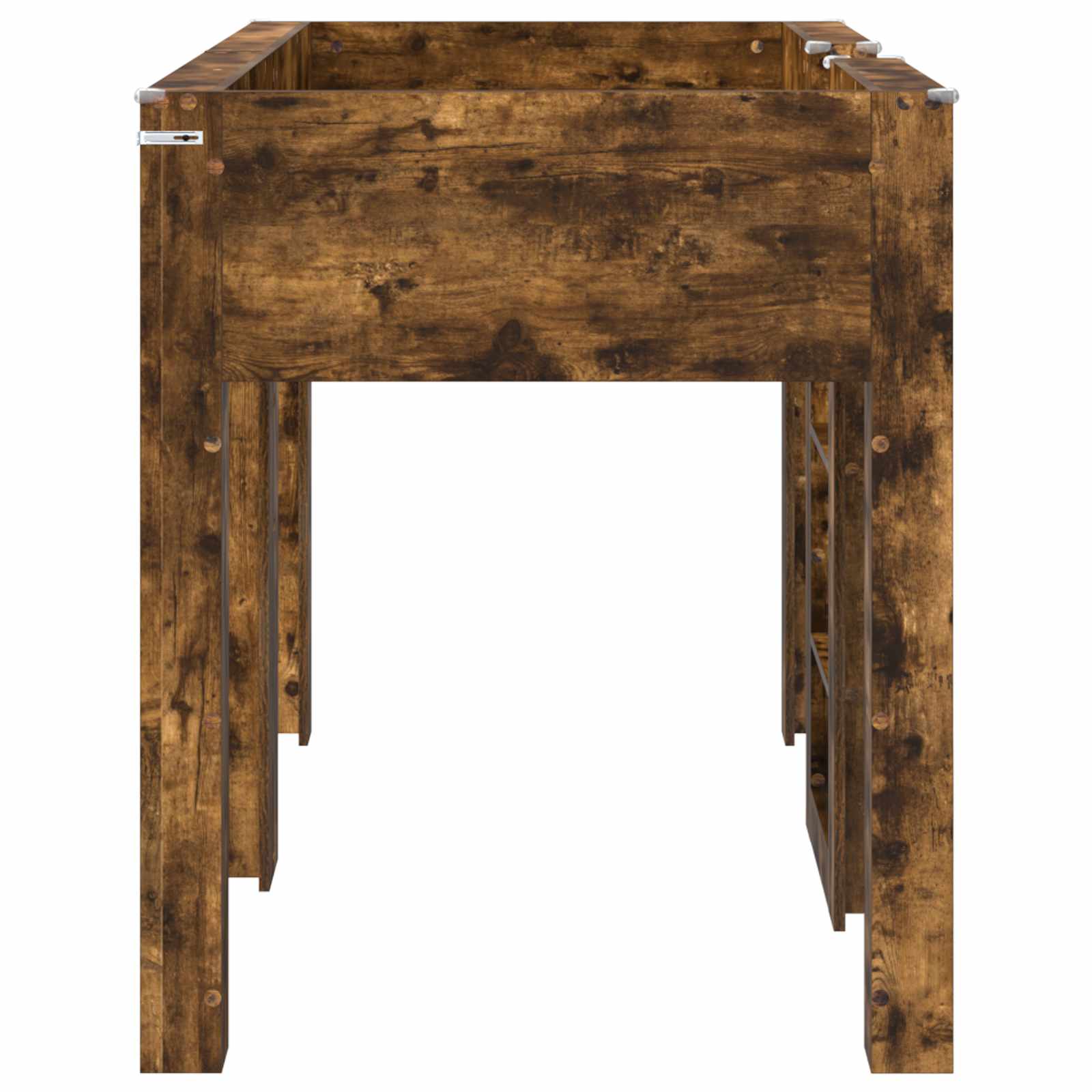 vidaXL Łóżko piętrowe dla dzieci Dąb wędzony 75 x 190 cm