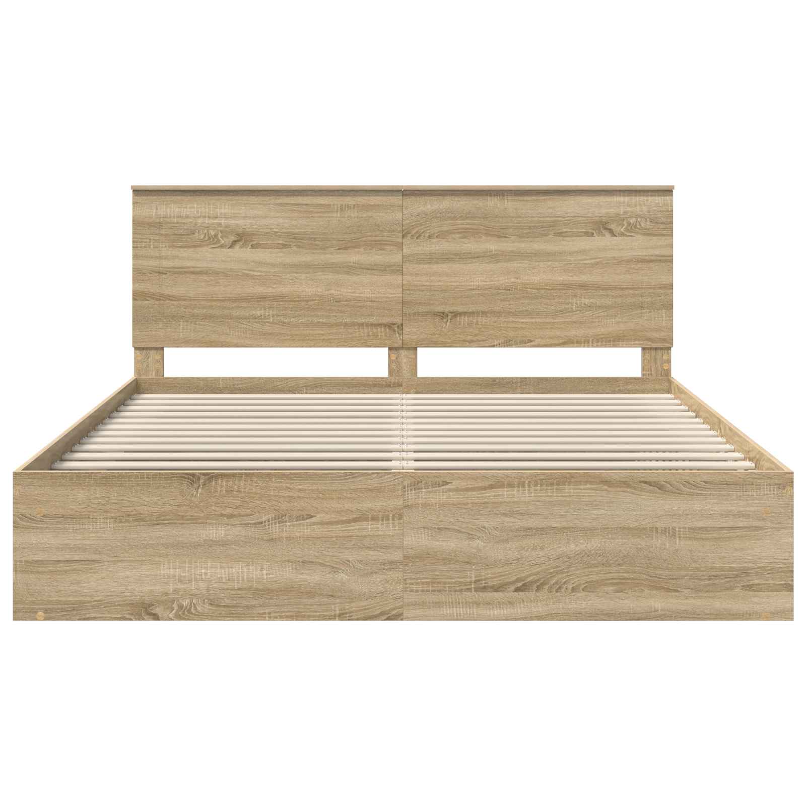 vidaXL Ramka łóżka Sonoma 180 x 200 cm Lite drewno sosnowe
