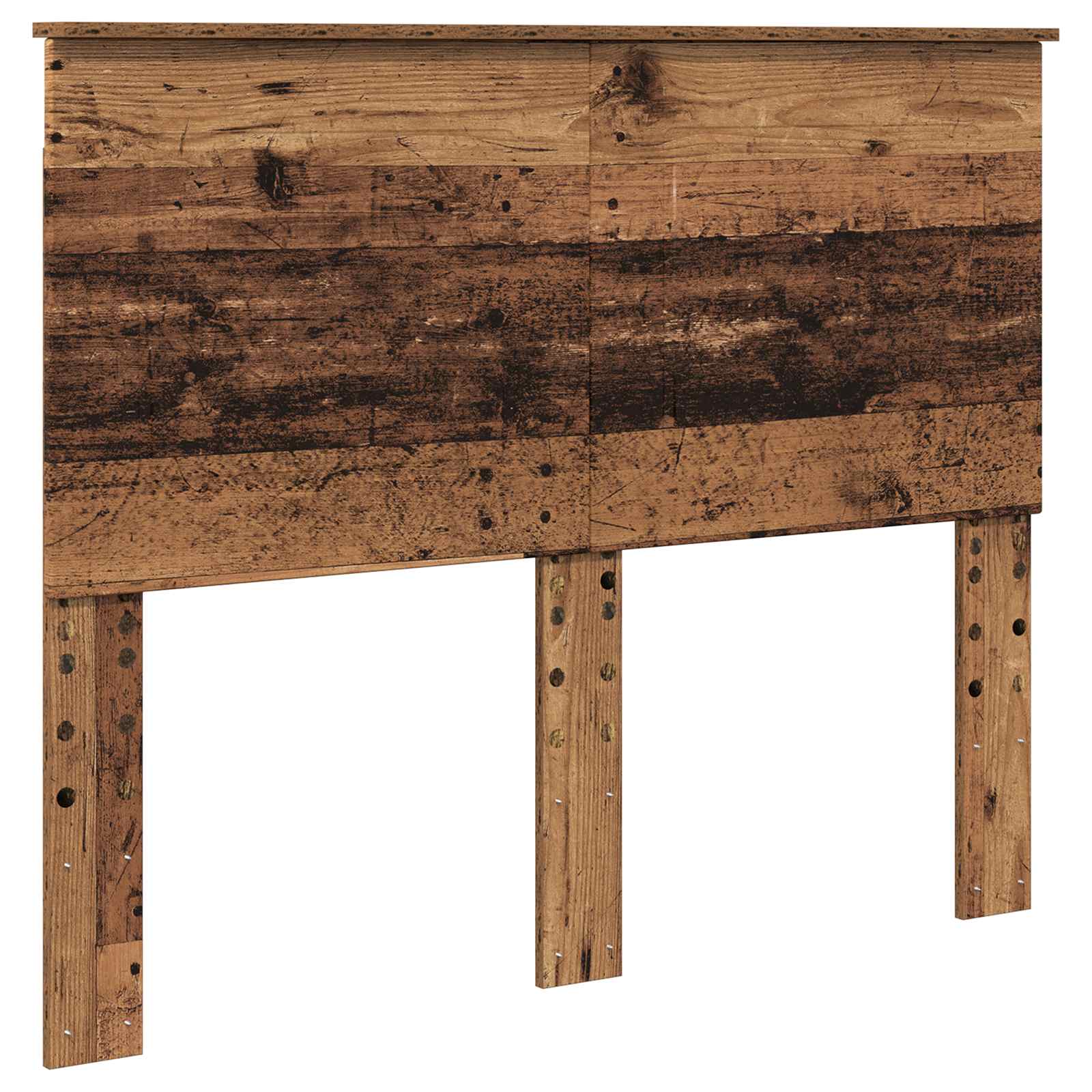 vidaXL Ramka łóżka Stare drewno 120 x 200 cm Lite drewno sosnowe
