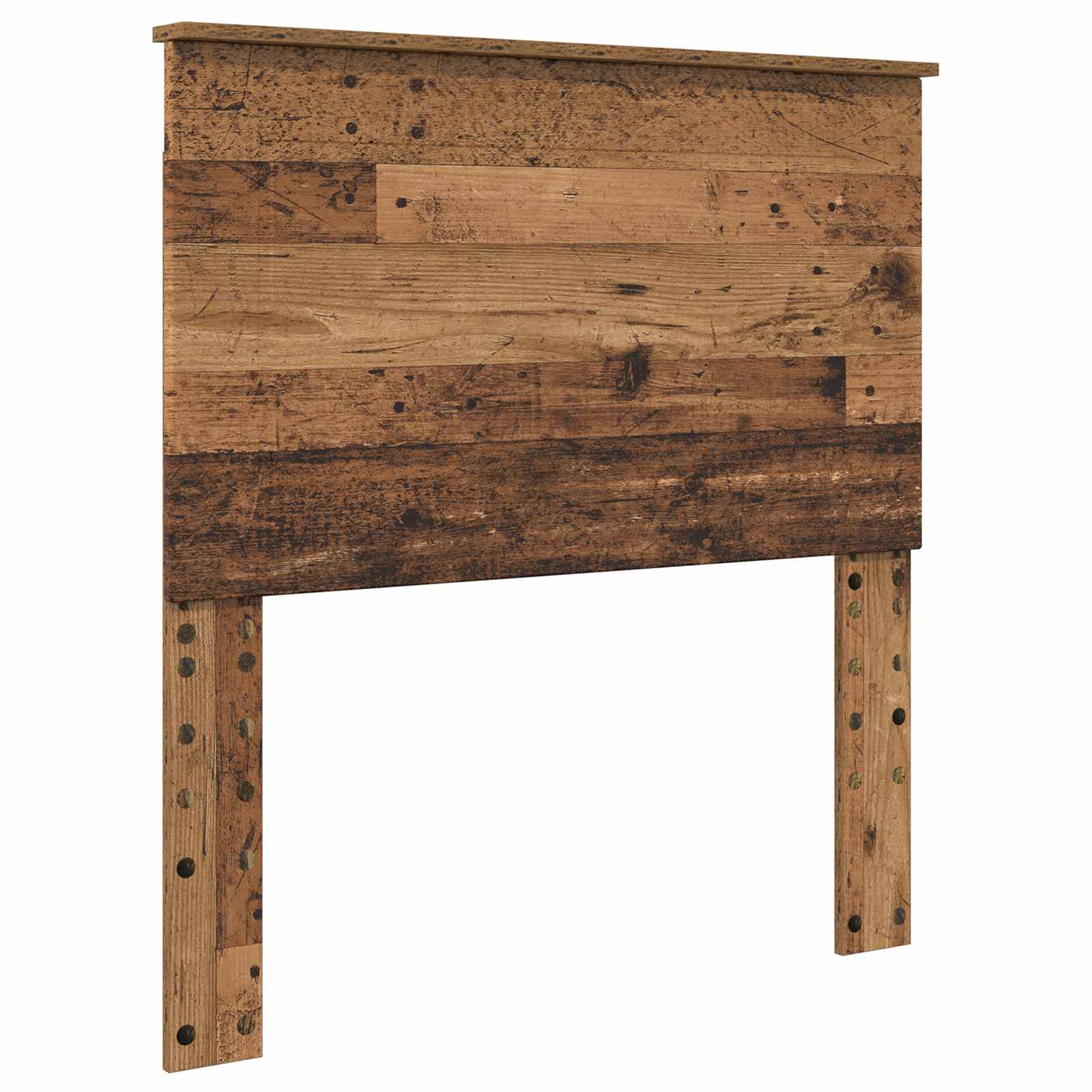 vidaXL Ramka łóżka Stare drewno 90 x 190 cm Lite drewno sosnowe