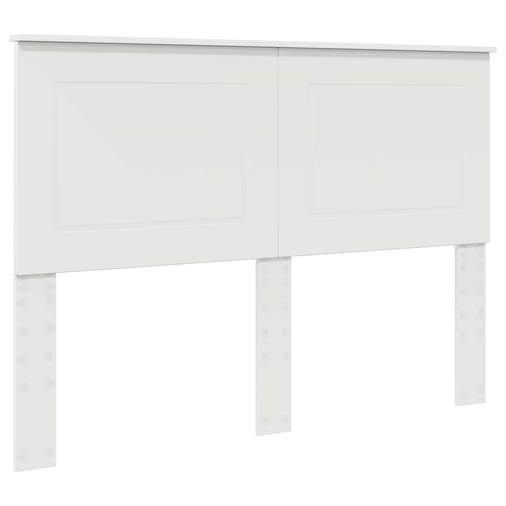 vidaXL Ramka łóżka Biały 140 x 200 cm Materiał drewnopochodny