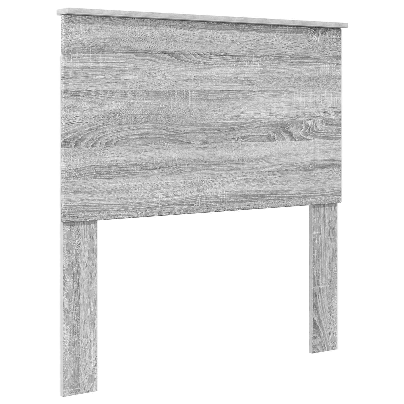 vidaXL Ramka łóżka Szary Sonoma 90 x 190 cm Materiał drewnopochodny