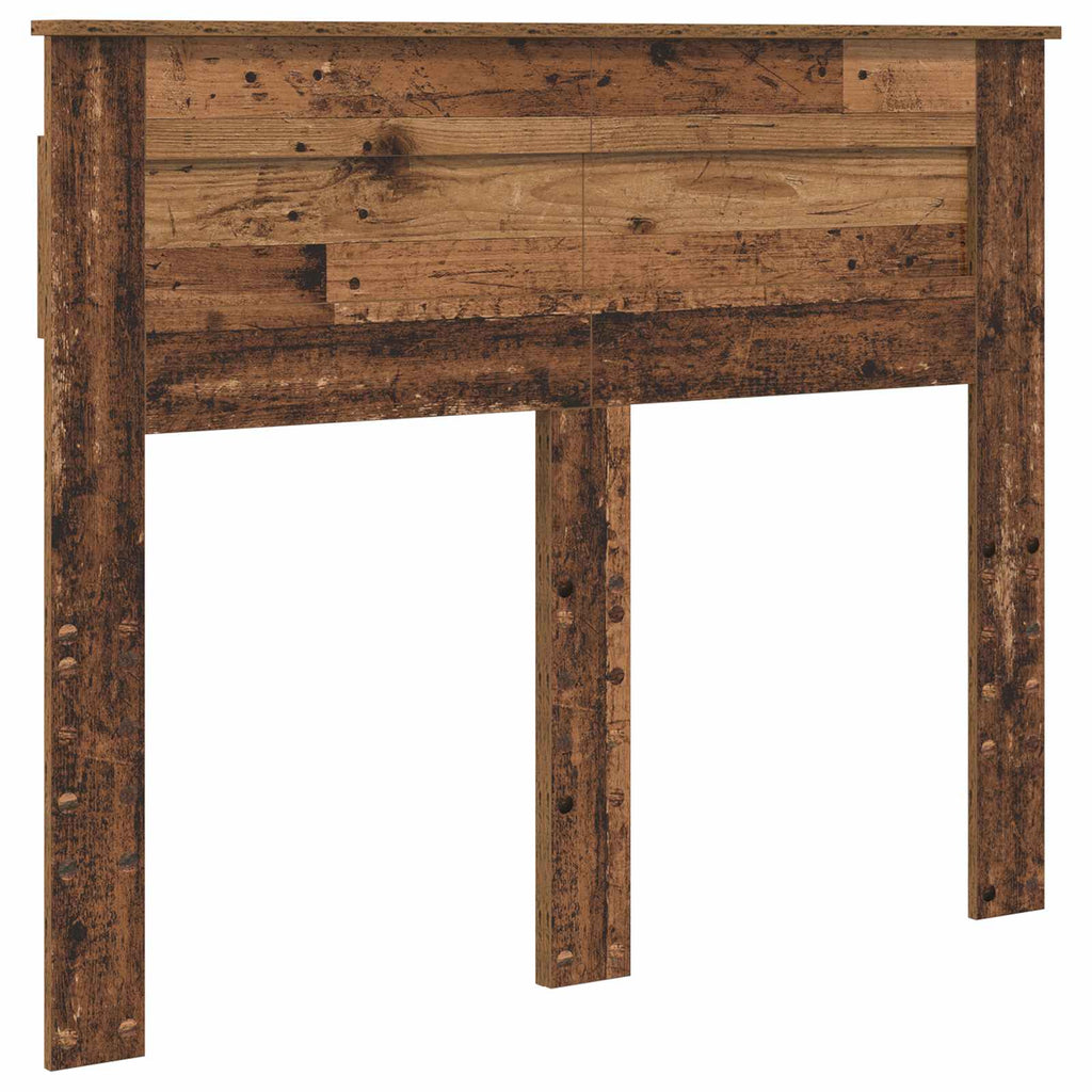 vidaXL Ramka łóżka Stare drewno 120 x 190 cm Lite drewno sosnowe
