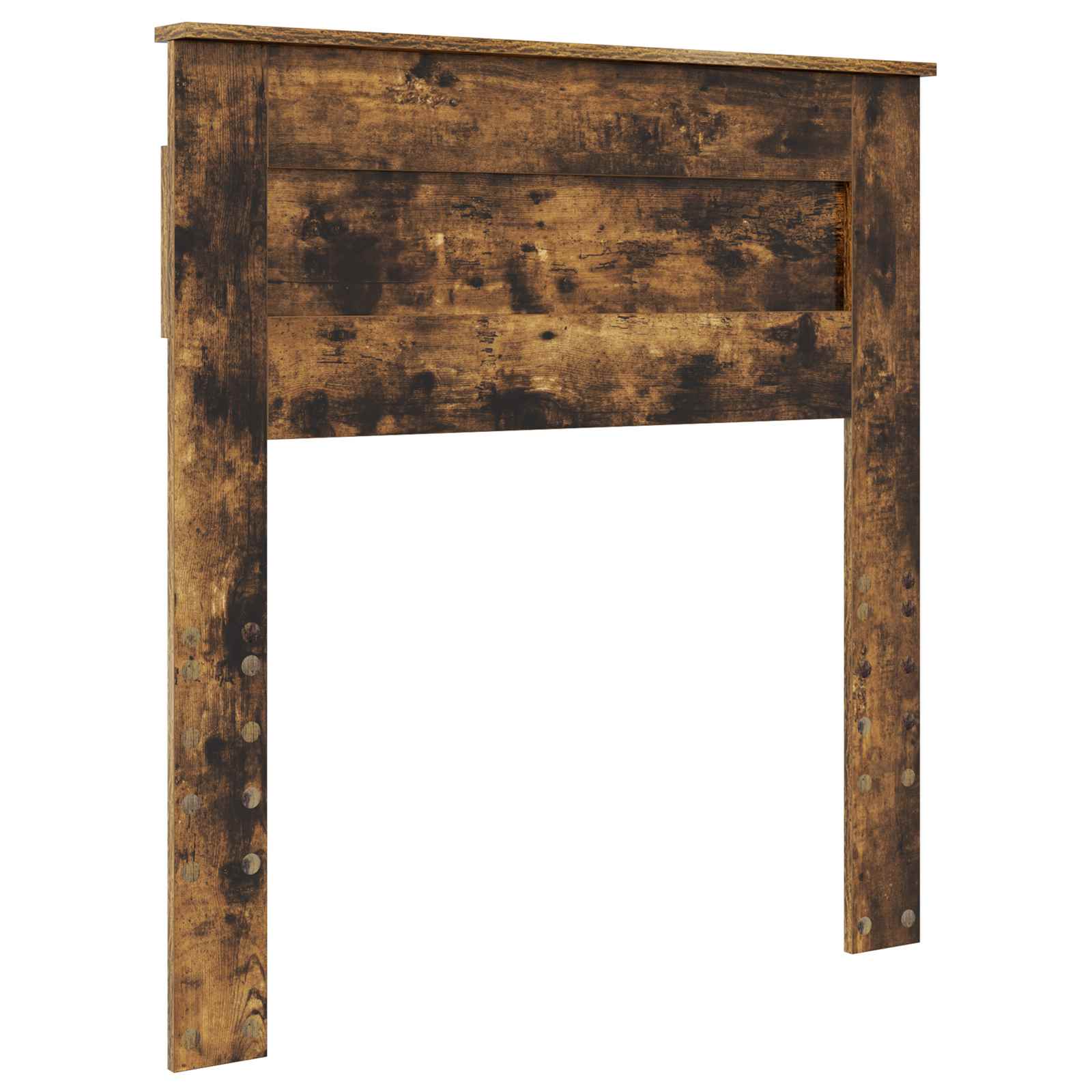 vidaXL Ramka łóżka Dąb wędzony 90 x 190 cm Lite drewno sosnowe