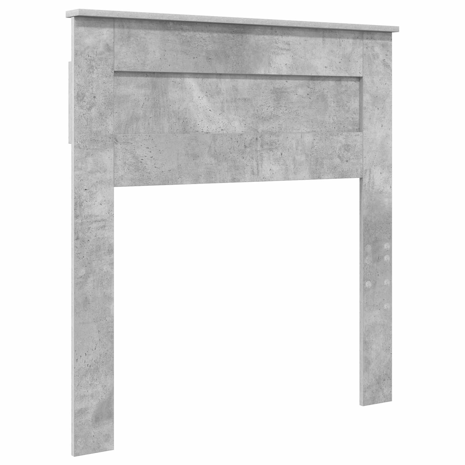 vidaXL Ramka łóżka Betonowy szary 90 x 200 cm Drewno inżynieryjne