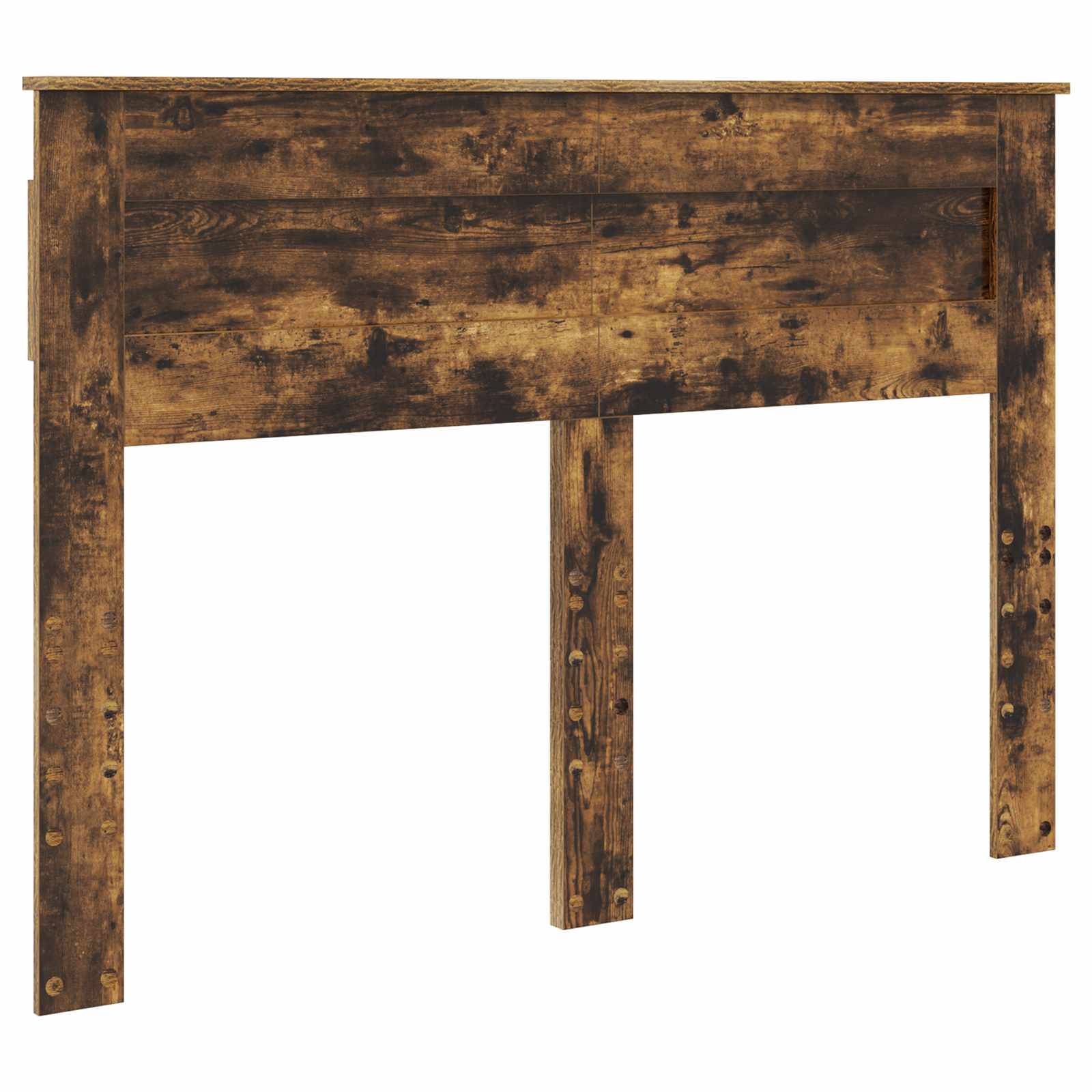 vidaXL Ramka łóżka Dąb wędzony 140 x 200 cm Materiał drewnopochodny