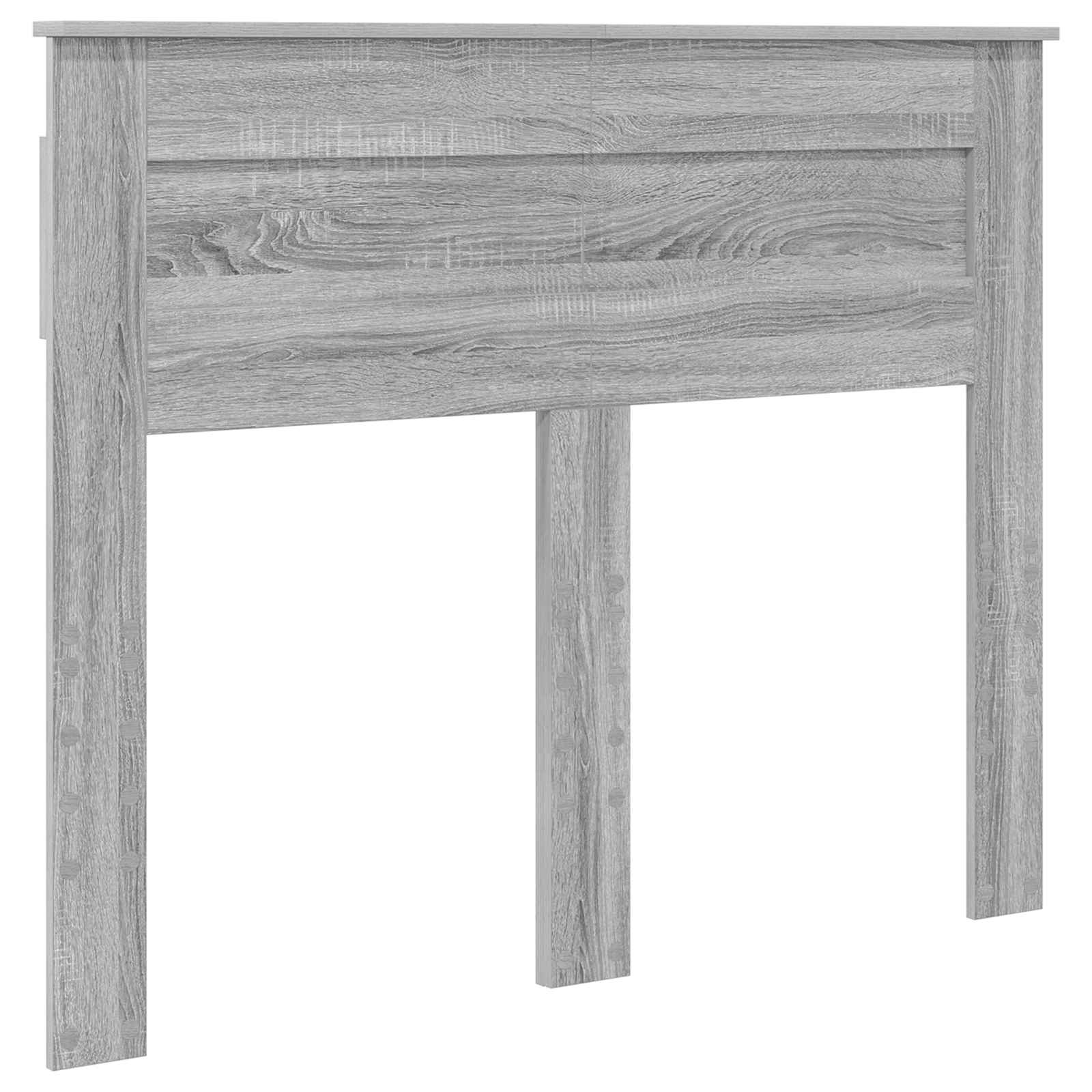 vidaXL Ramka łóżka Szary Sonoma 135 x 190 cm Materiał drewnopochodny