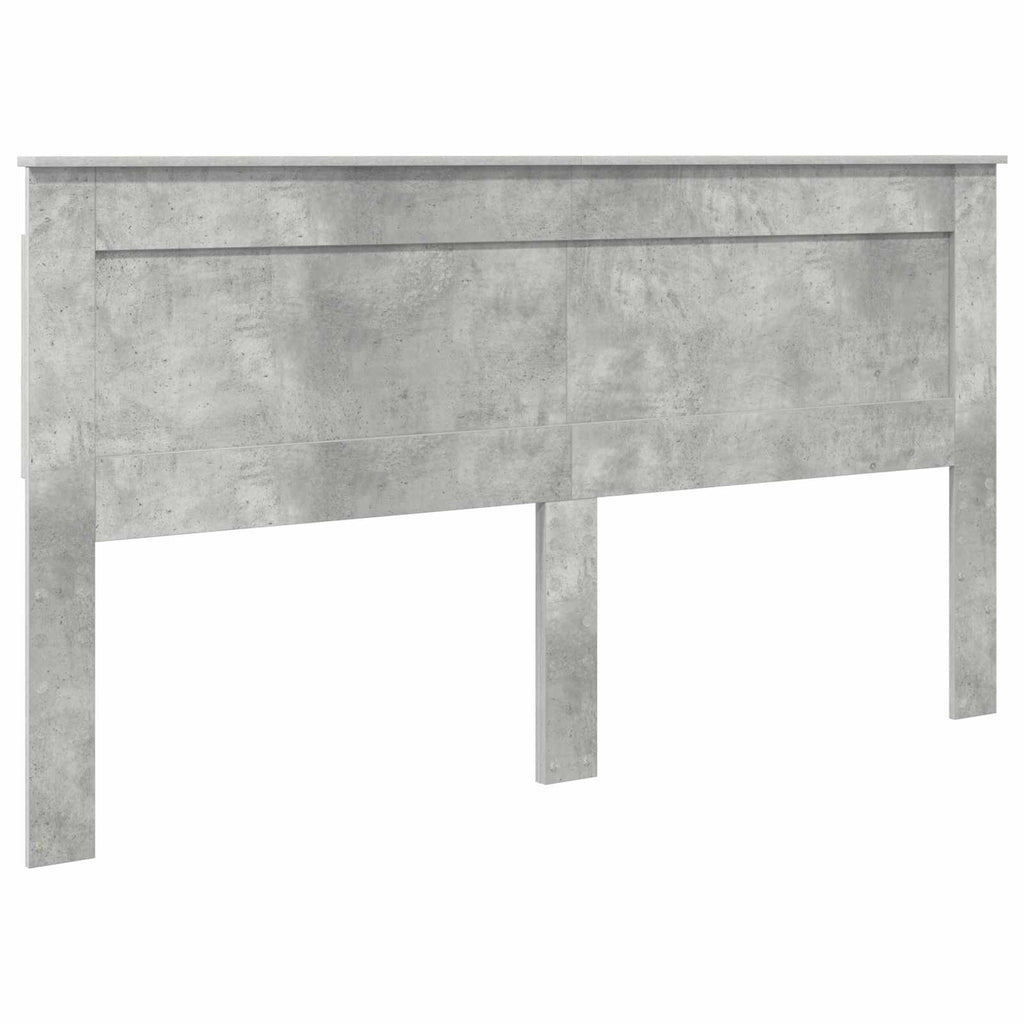 vidaXL Ramka łóżka Betonowy 180 x 200 cm Lite drewno sosnowe