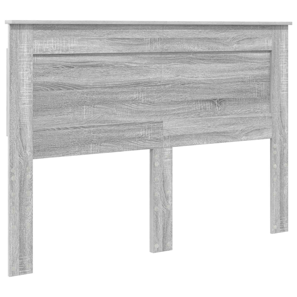 vidaXL Ramka łóżka Szary Sonoma 140 x 200 cm Lite drewno sosnowe