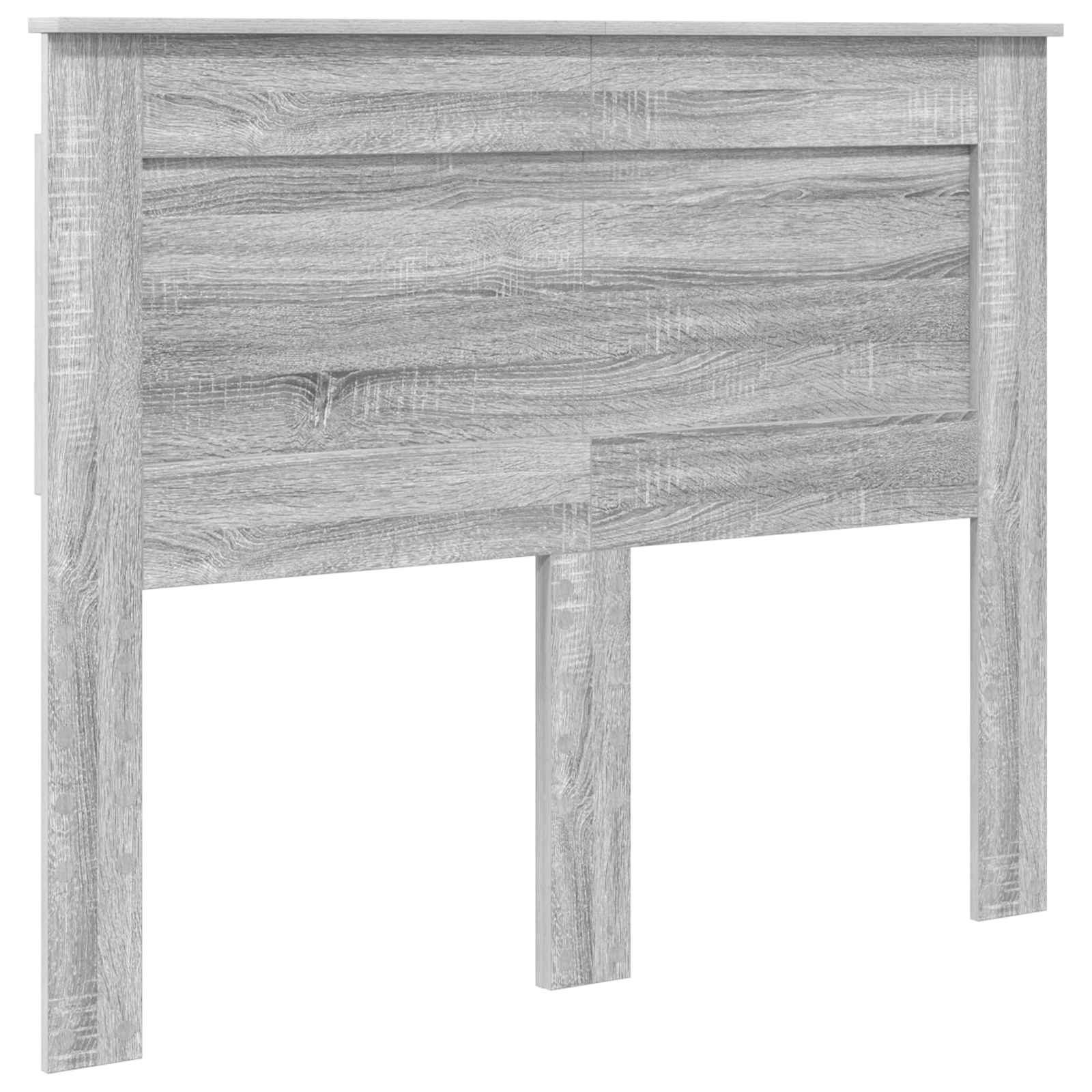 vidaXL Ramka łóżka Szary Sonoma 135 x 190 cm Lite drewno sosnowe
