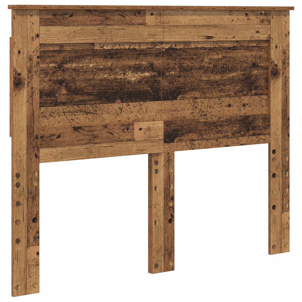 vidaXL Ramka łóżka Stare drewno 135 x 190 cm Lite drewno sosnowe