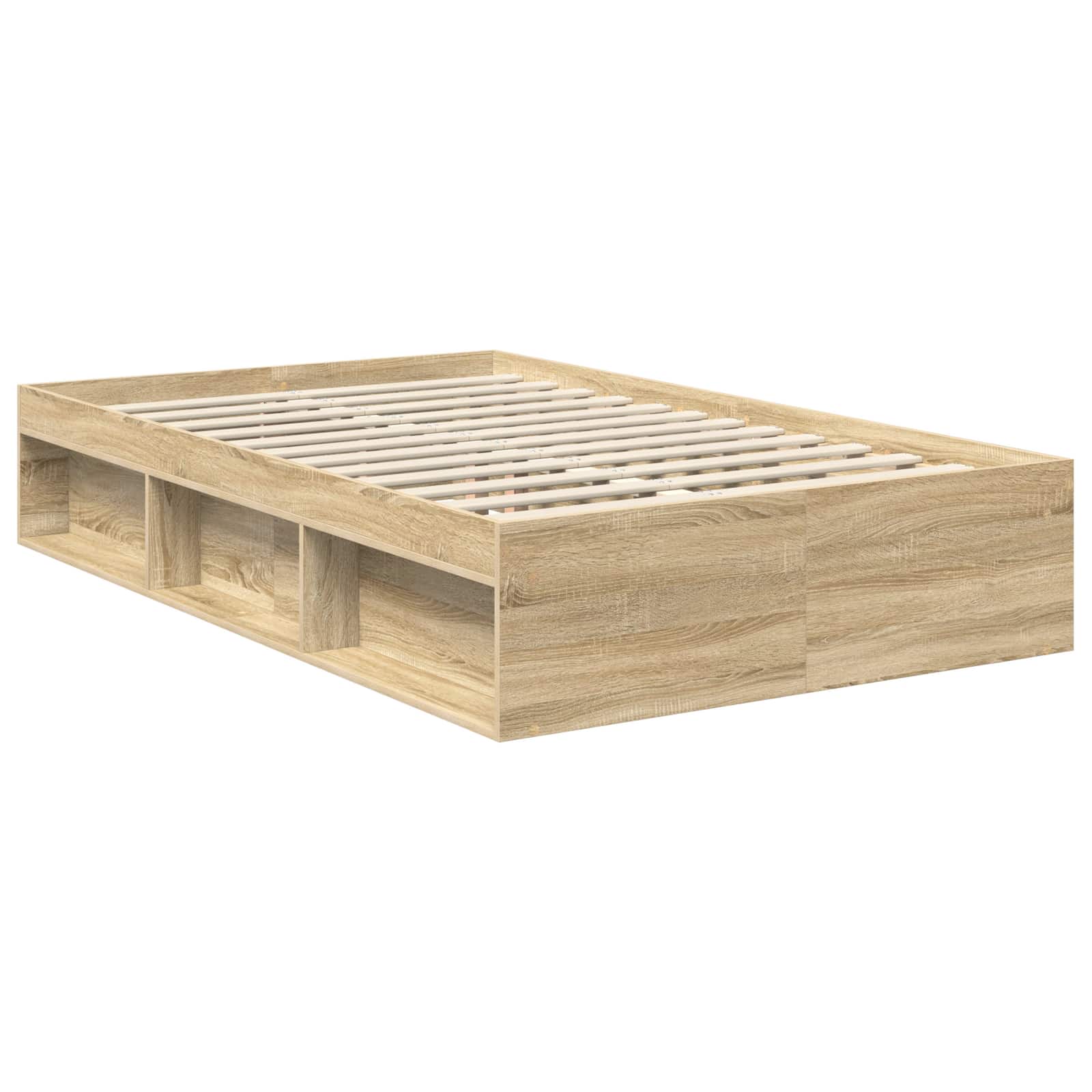 vidaXL Ramka łóżka Sonoma 120 x 190 cm Lite drewno sosnowe