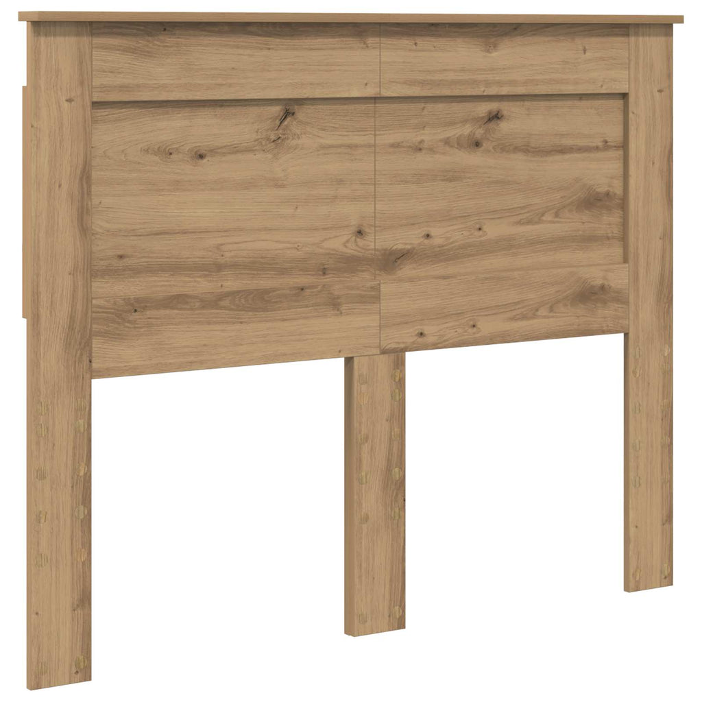 vidaXL Ramka łóżka Dąb rzemieślniczy 120 x 190 cm Lite drewno sosnowe