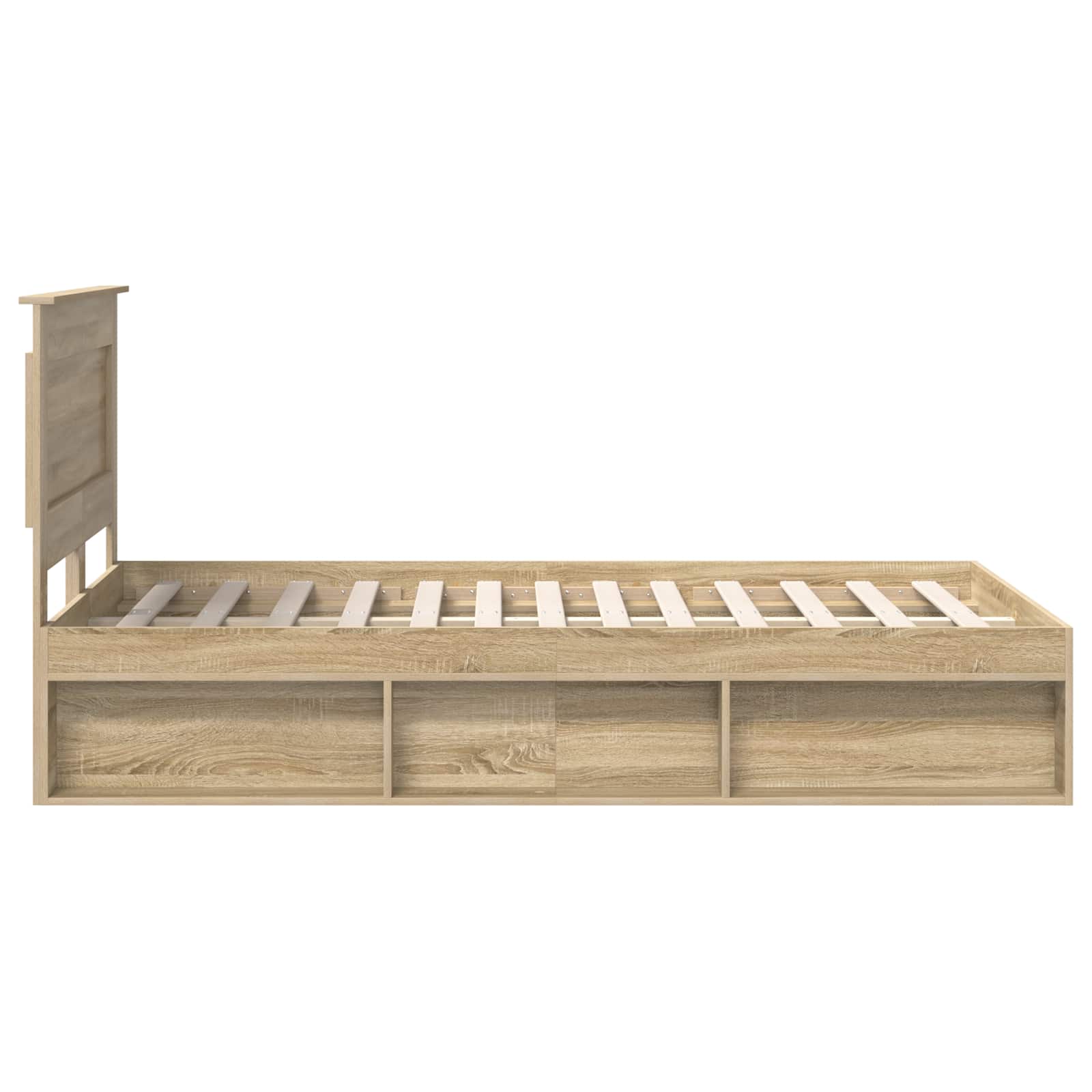 vidaXL Ramka łóżka Sonoma 120 x 200 cm Lite drewno sosnowe