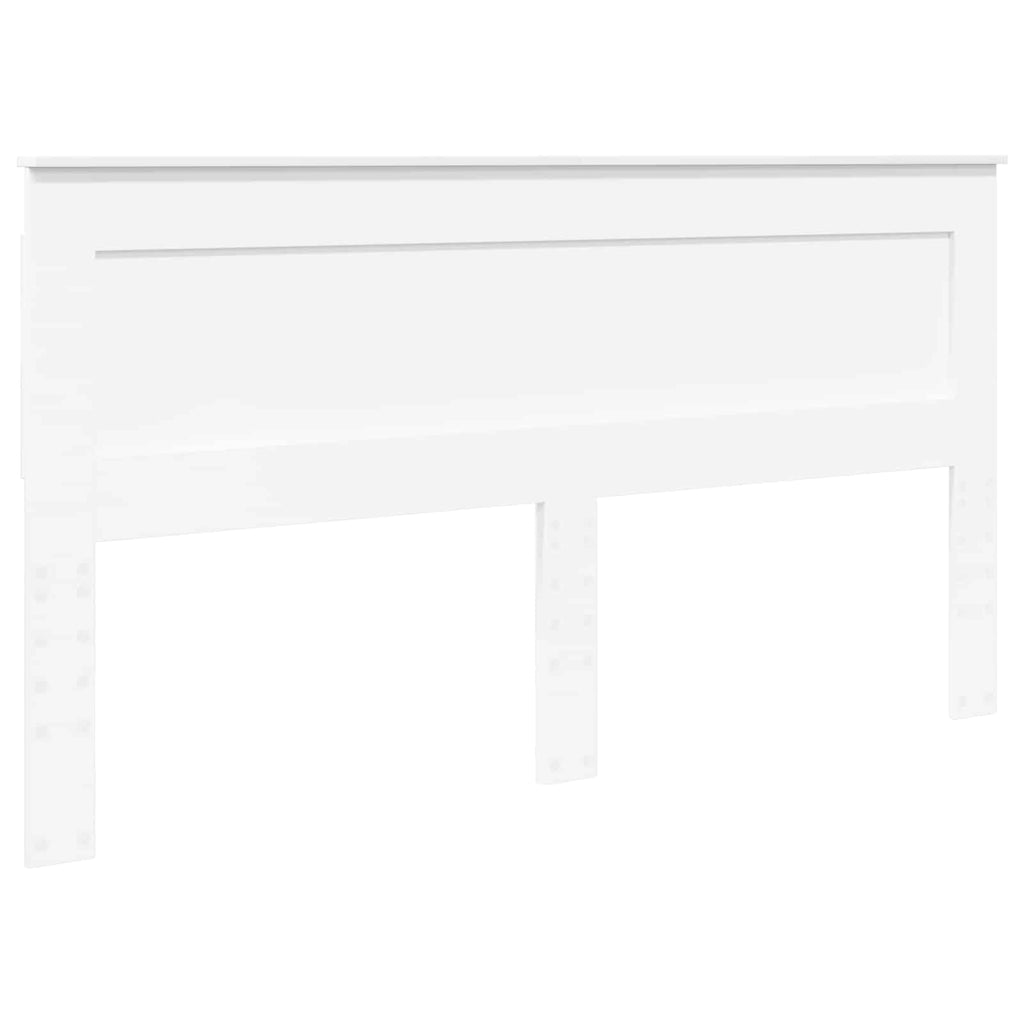 vidaXL Ramka łóżka z szufladą Biały 200 x 200 cm Drewno inżynieryjne