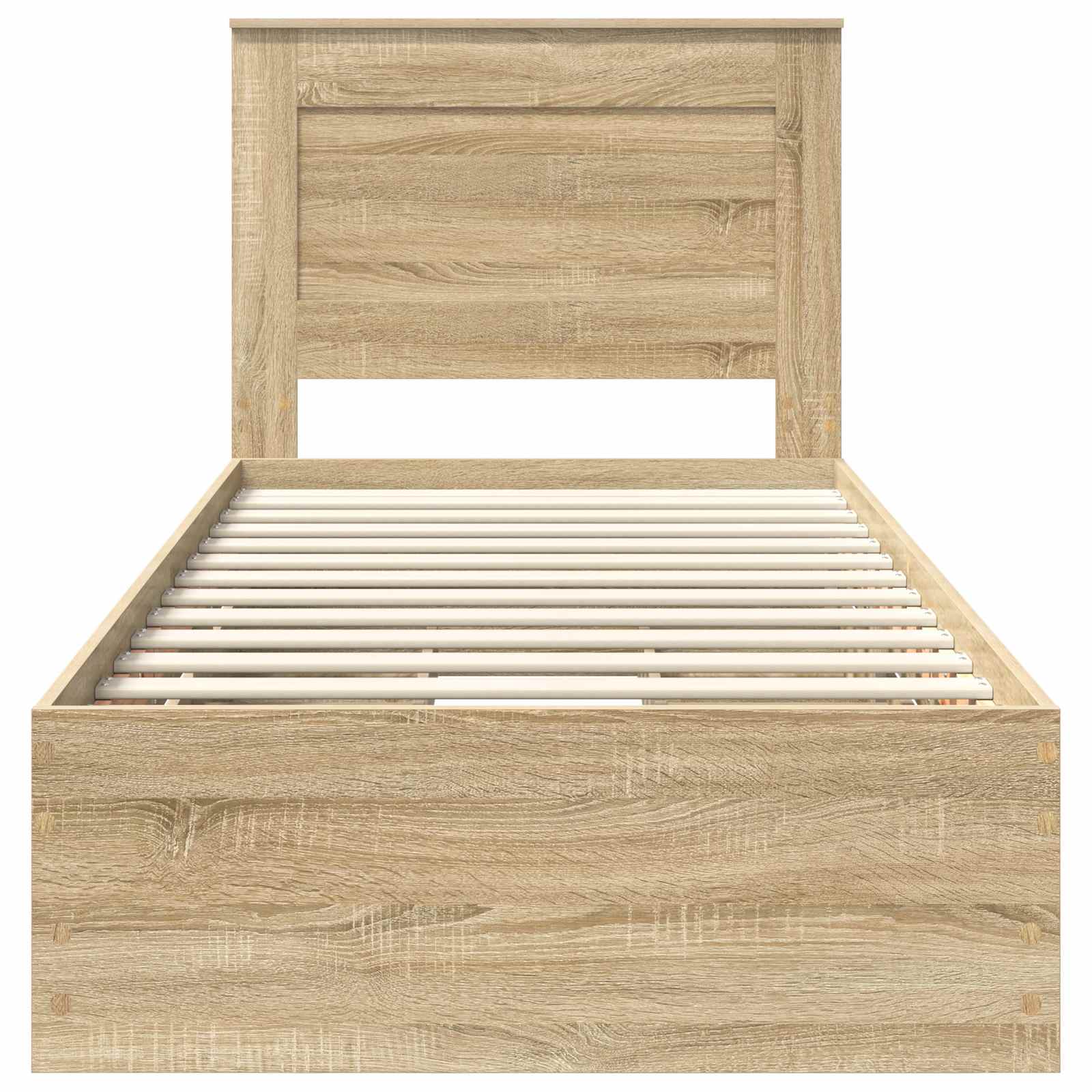vidaXL Ramka łóżka Dąb Sonoma 100 x 200 cm Drewno inżynieryjne