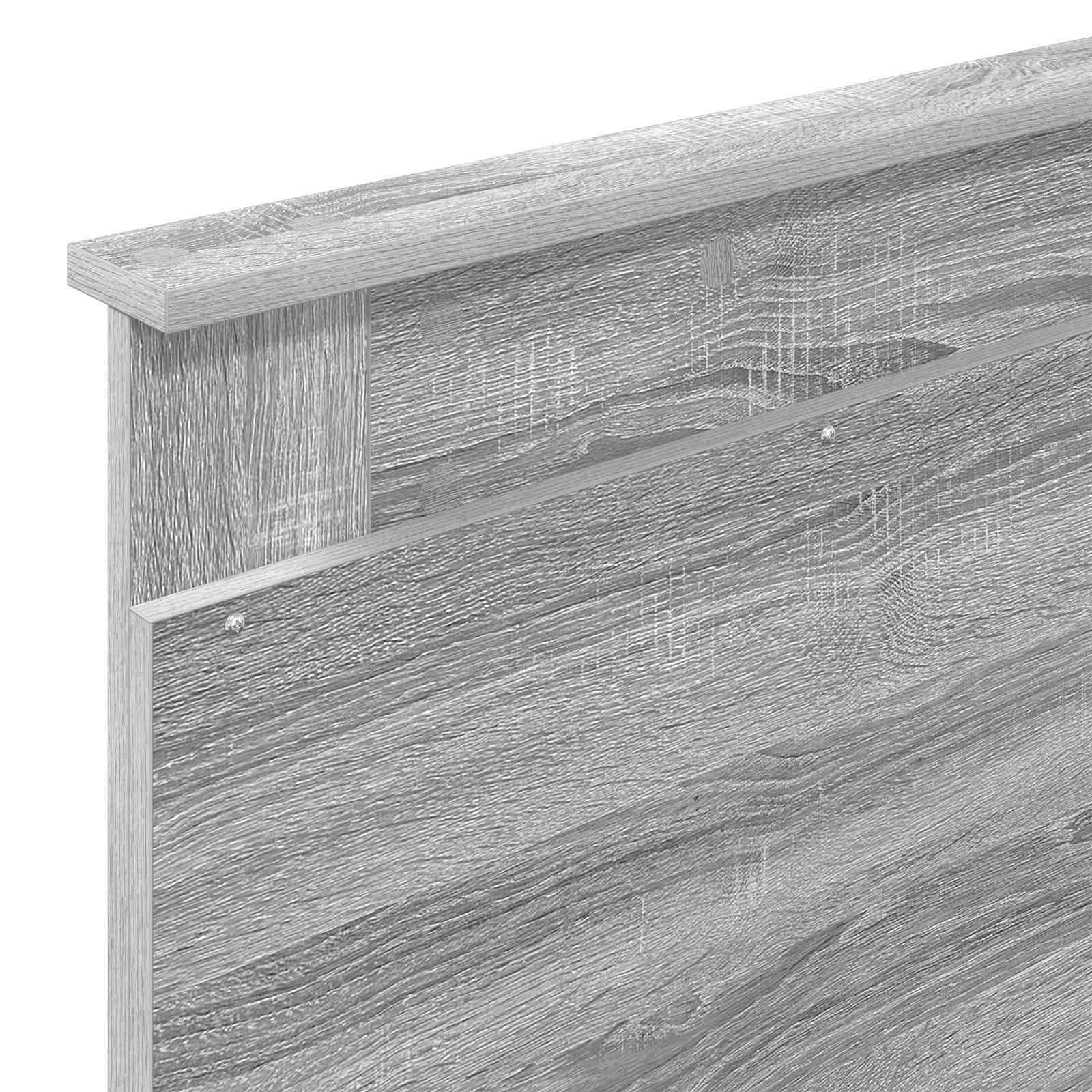 vidaXL Ramka łóżka z szufladą Z zagłówkiem Materiał drewnopochodny