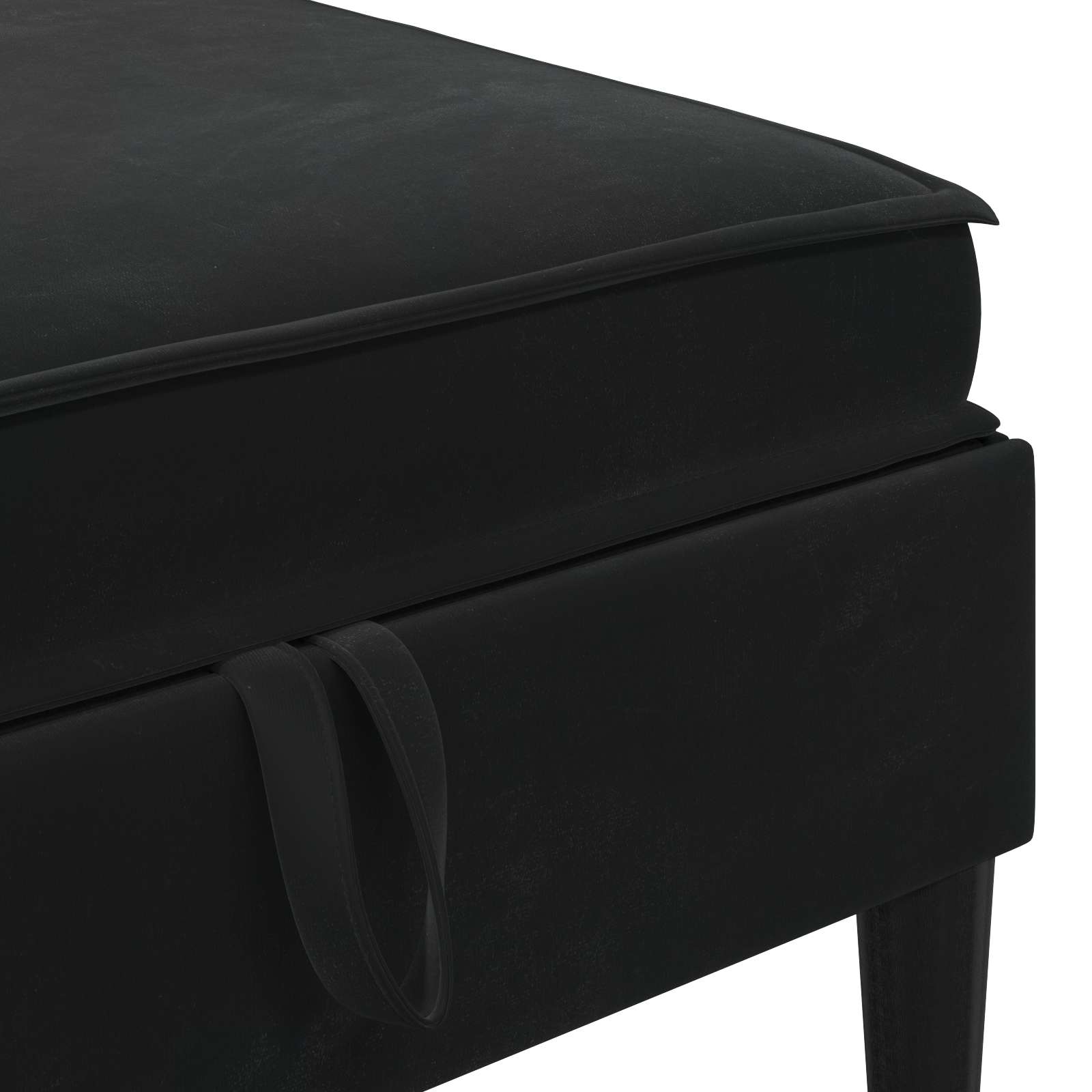 vidaXL Zestaw mebli do salonu z poduszką 5 pcs Czarny Welur