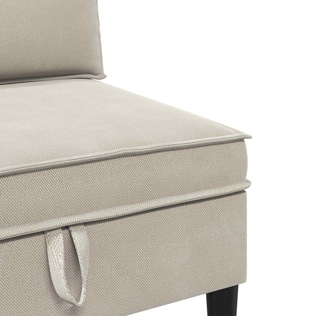 vidaXL Zestaw mebli do salonu 4 pcs Owies tkanina