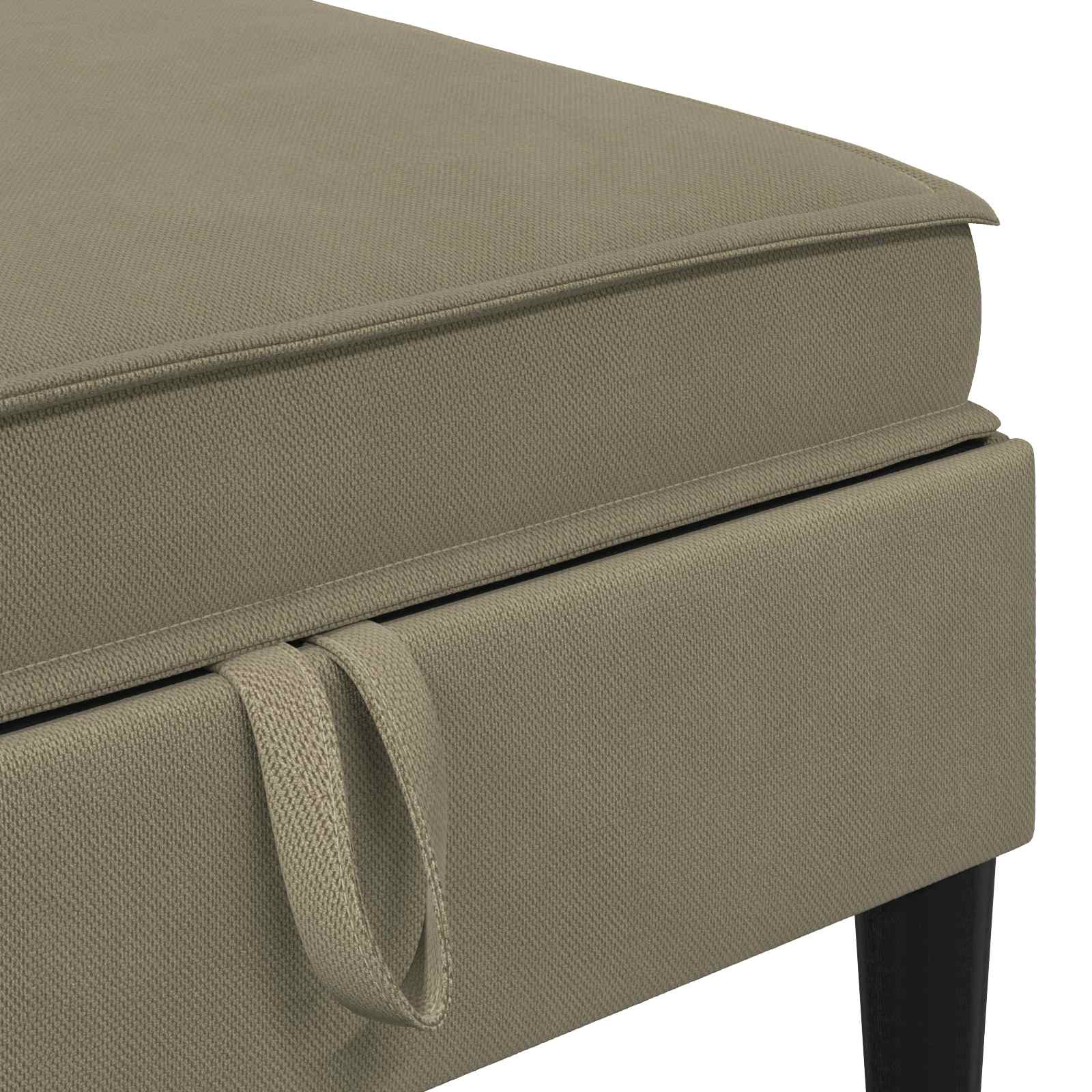 vidaXL Zestaw mebli do salonu 6 pcs Khaki tkanina