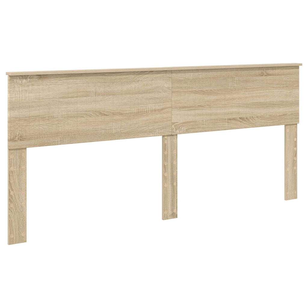 vidaXL Ramka łóżka Sonoma 200 x 200 cm Lite drewno sosnowe