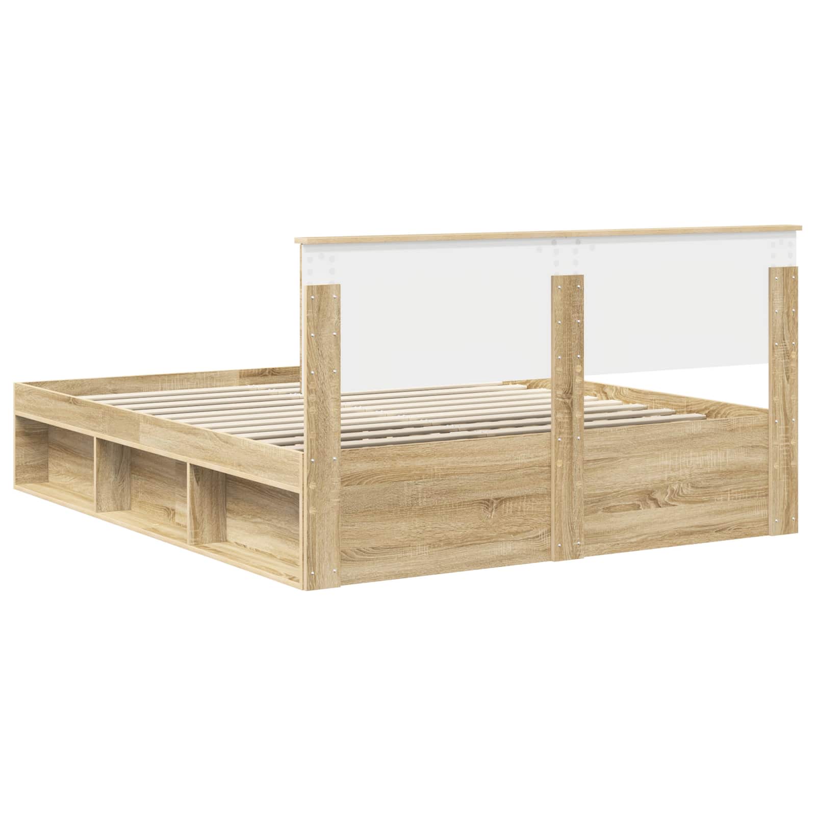 vidaXL Ramka łóżka Sonoma 160 x 200 cm Lite drewno sosnowe