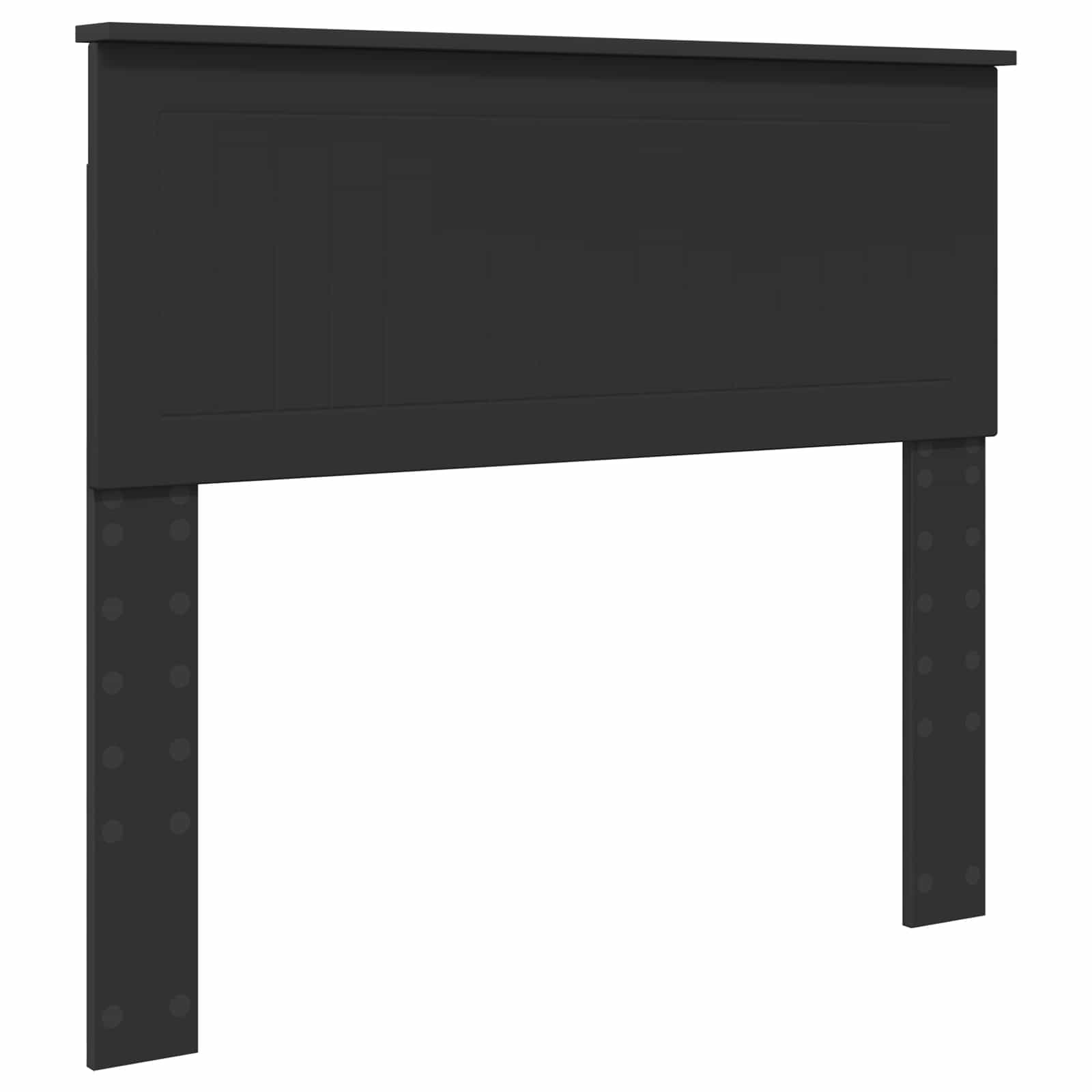 vidaXL Ramka łóżka Czarny 100 x 200 cm Lite drewno sosnowe