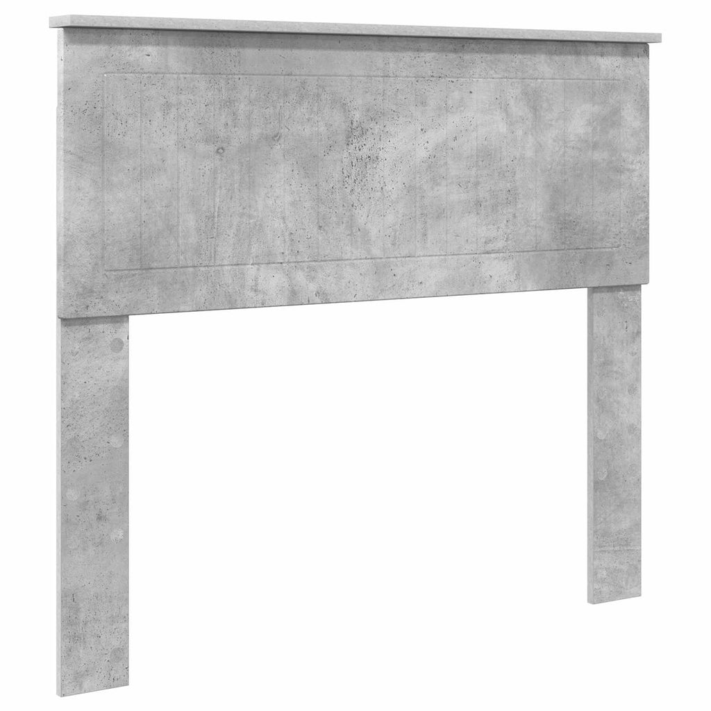 vidaXL Ramka łóżka Szary beton 100 x 200 cm Lite drewno sosnowe