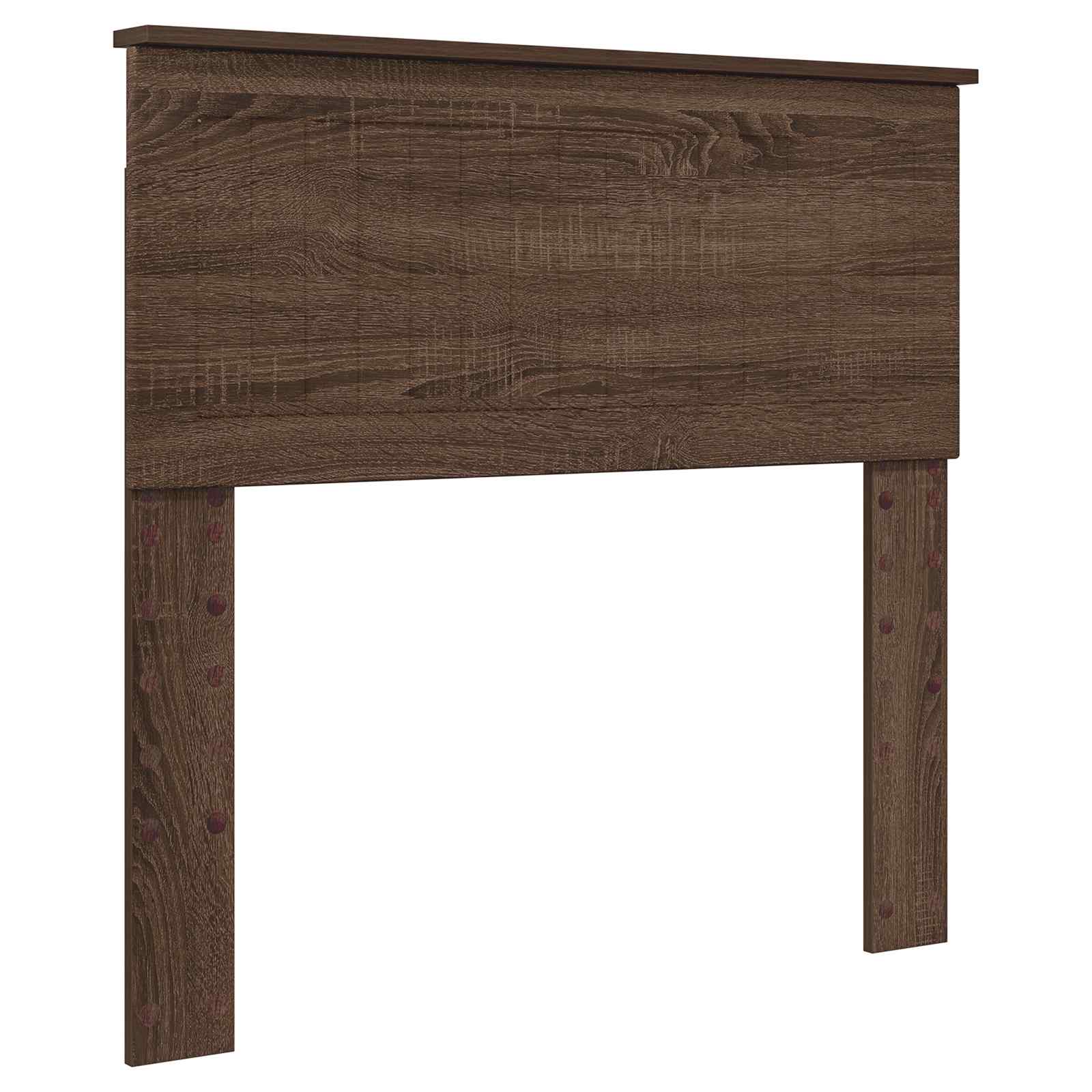 vidaXL Ramka łóżka Brązowy dąb 90 x 200 cm Lite drewno sosnowe