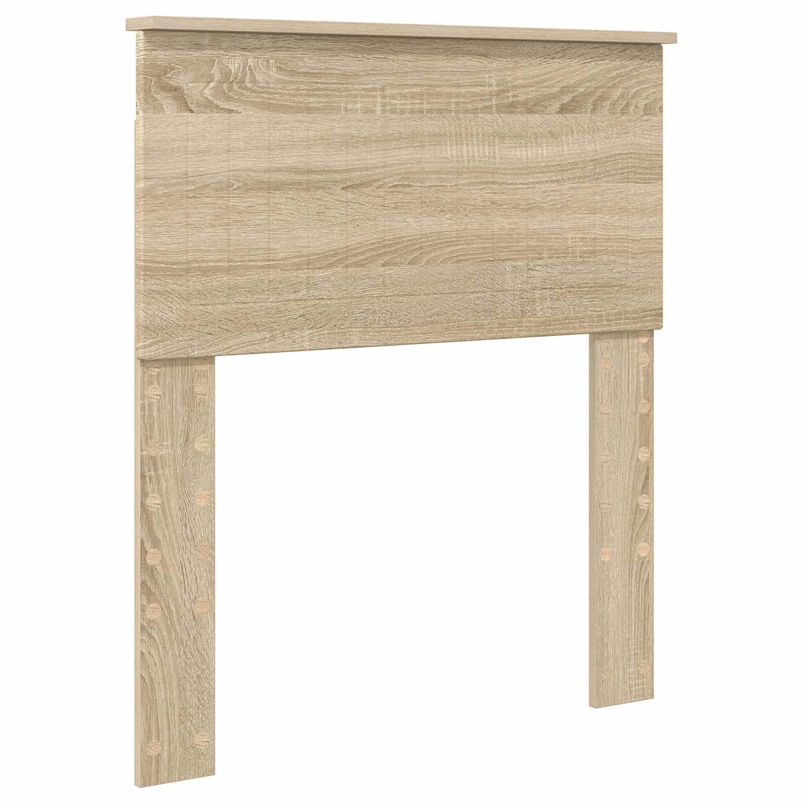 vidaXL Ramka łóżka Dąb Sonoma 75 x 190 cm Lite drewno sosnowe