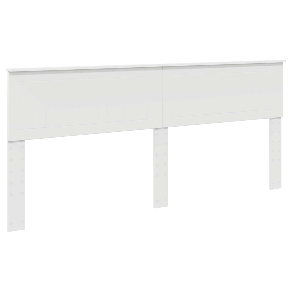 vidaXL Ramka łóżka z szufladą Biały 200 x 200 cm Drewno inżynieryjne