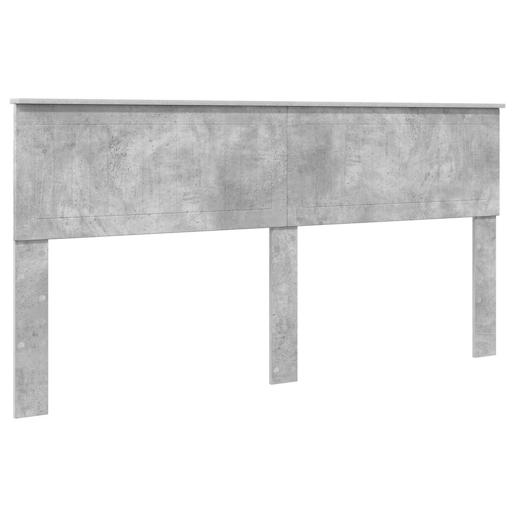 vidaXL Ramka łóżka Betonowy szary 180 x 200 cm Drewno inżynieryjne