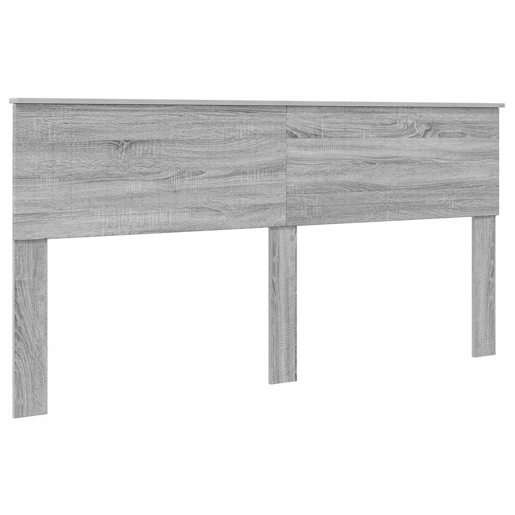 vidaXL Ramka łóżka Szary Sonoma 180 x 200 cm Drewno inżynieryjne