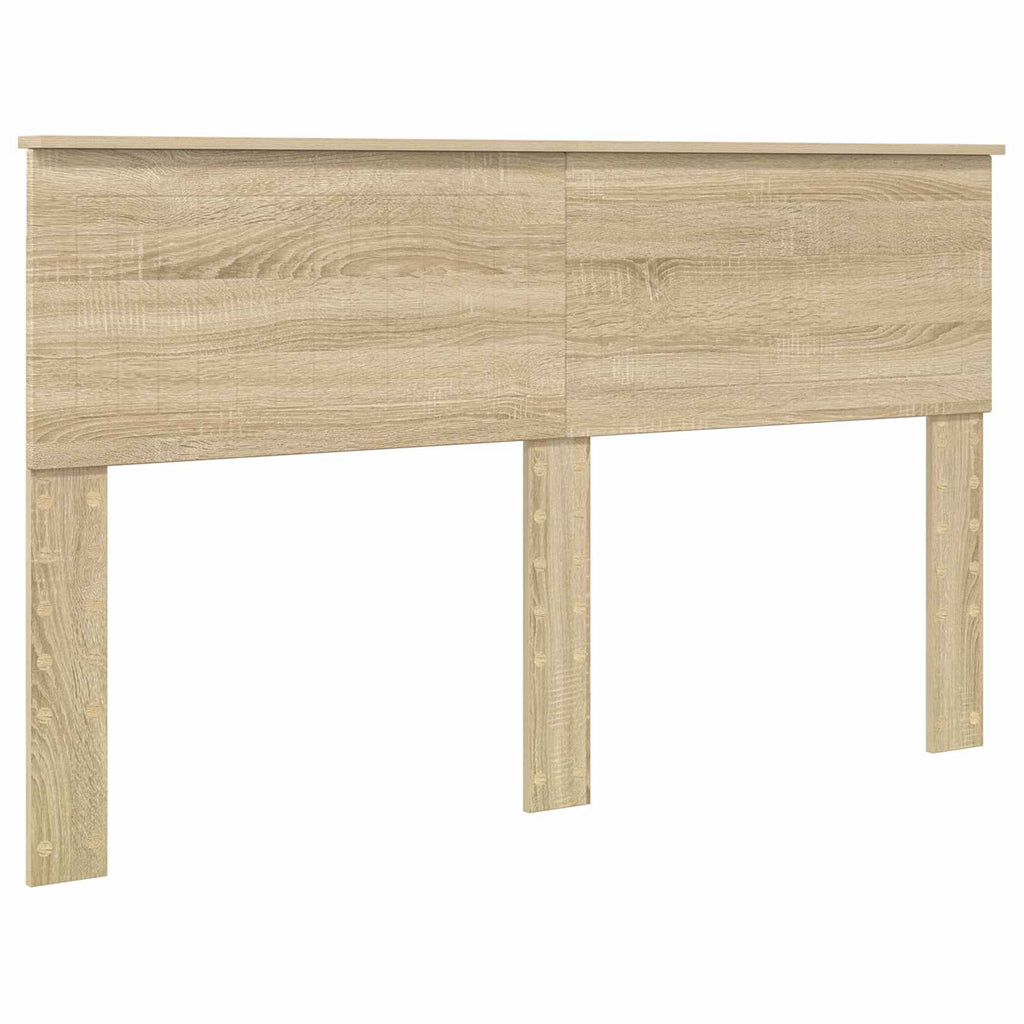 vidaXL Ramka łóżka Dąb Sonoma 150 x 200 cm Drewno inżynieryjne