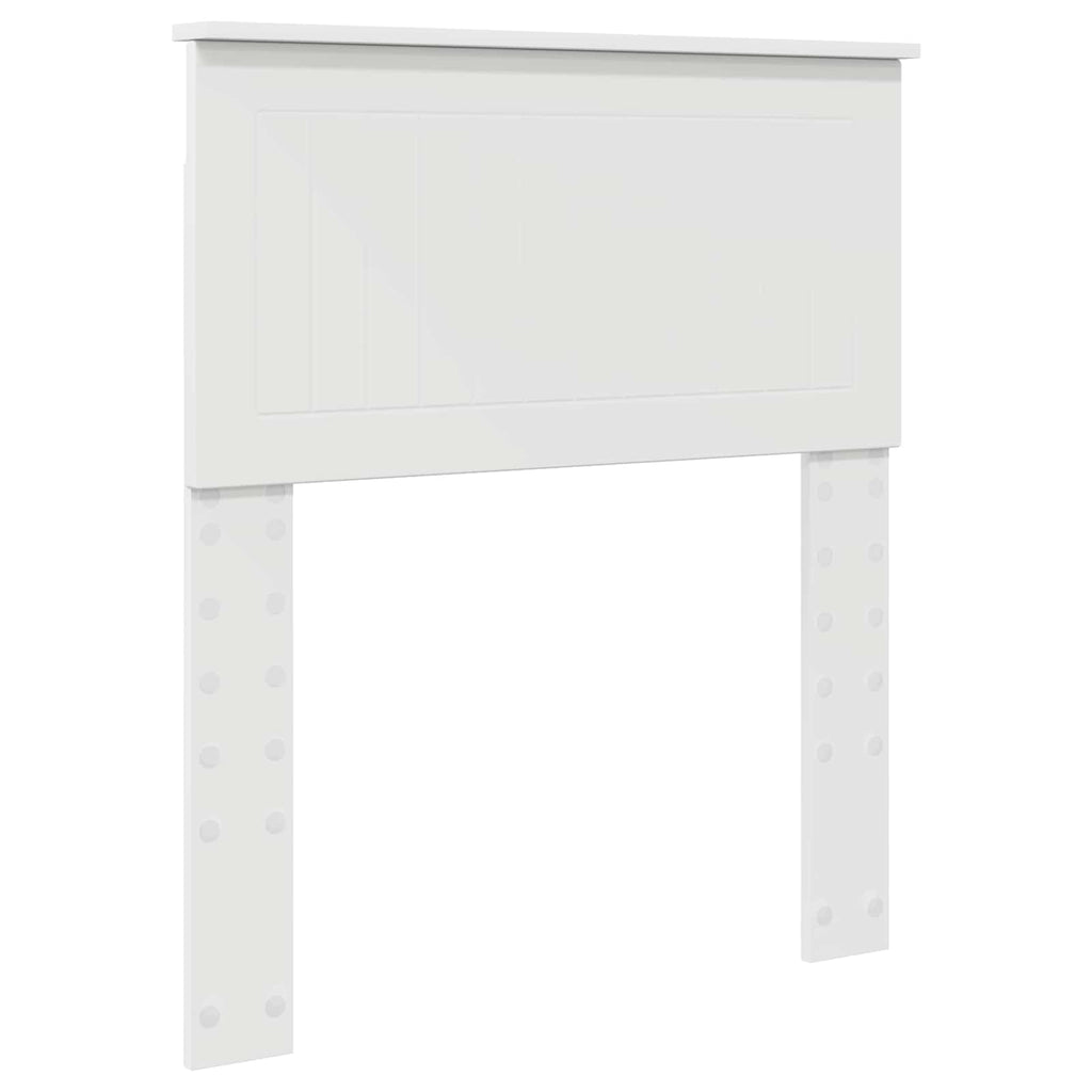 vidaXL Ramka łóżka z szufladą Biały 75 x 190 cm Drewno inżynieryjne