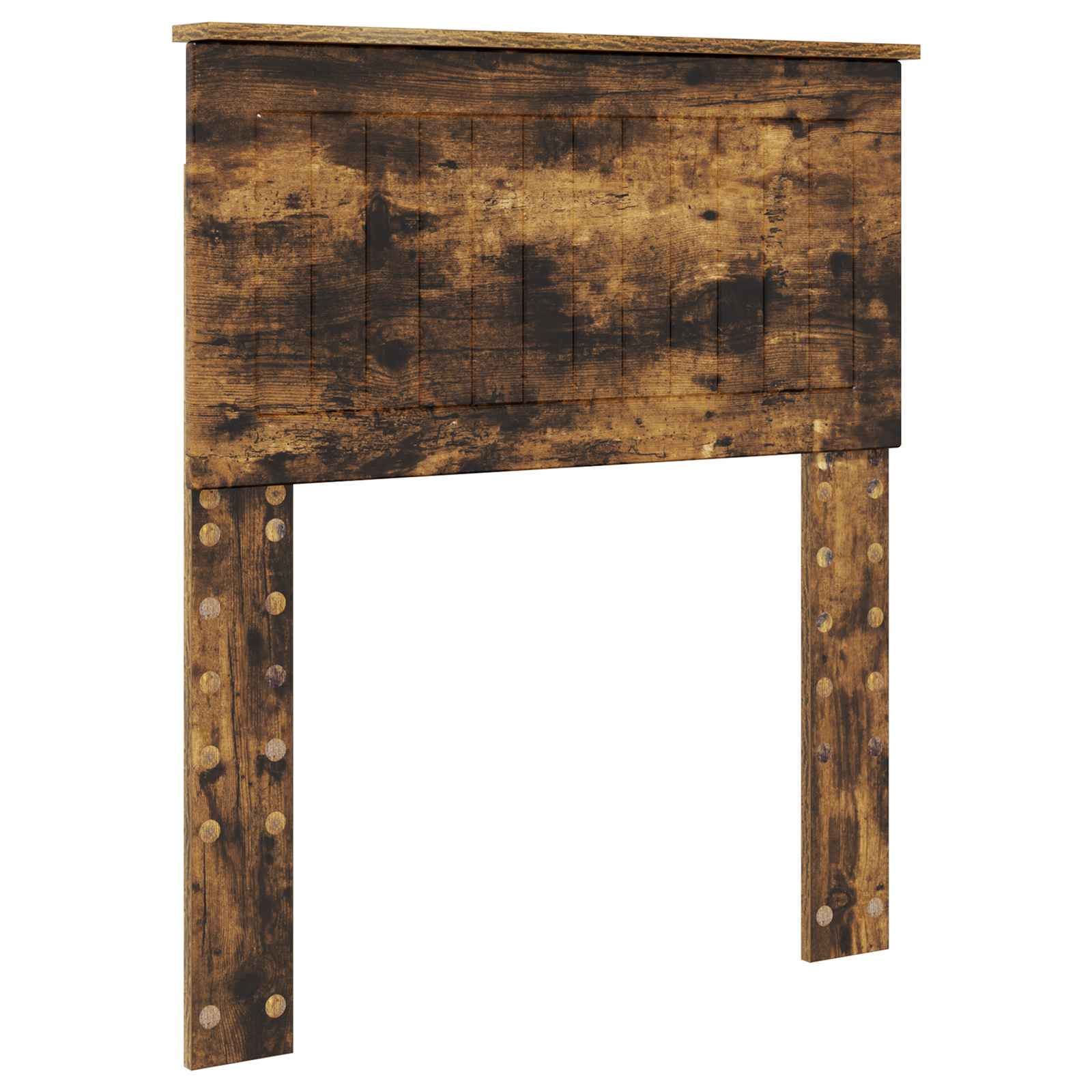 vidaXL Ramka łóżka Dąb wędzony 75 x 190 cm Drewno inżynieryjne