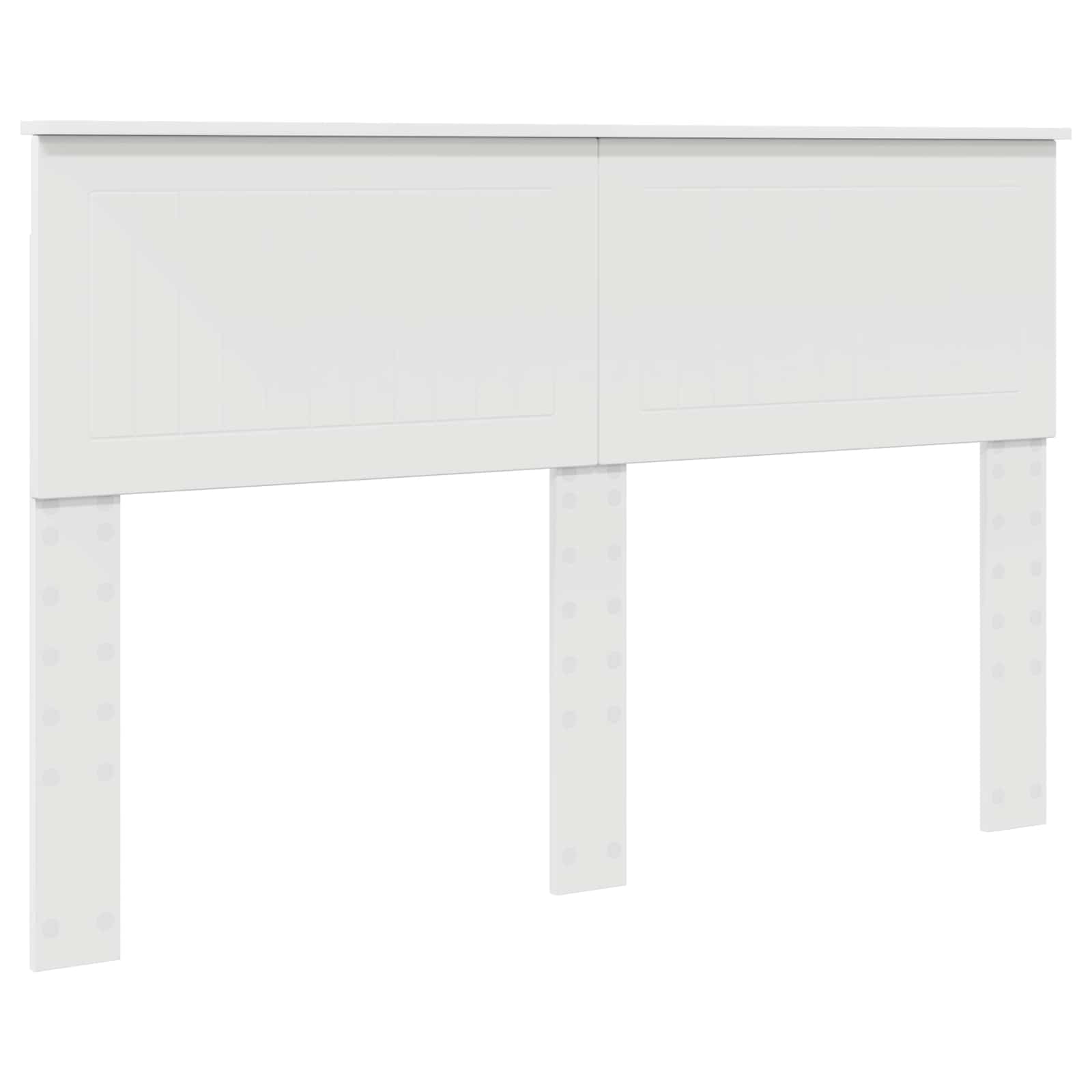 vidaXL Ramka łóżka Biały 140 x 200 cm Materiał drewnopochodny
