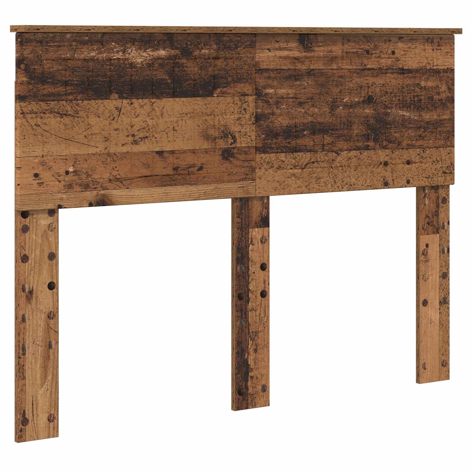 vidaXL Ramka łóżka Stare drewno 120 x 190 cm Materiał drewnopochodny