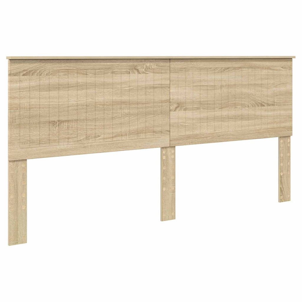 vidaXL Ramka łóżka Sonoma 200 x 200 cm Lite drewno sosnowe