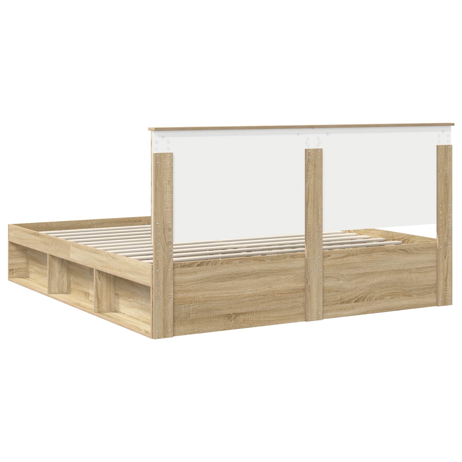 vidaXL Ramka łóżka Sonoma 180 x 200 cm Lite drewno sosnowe