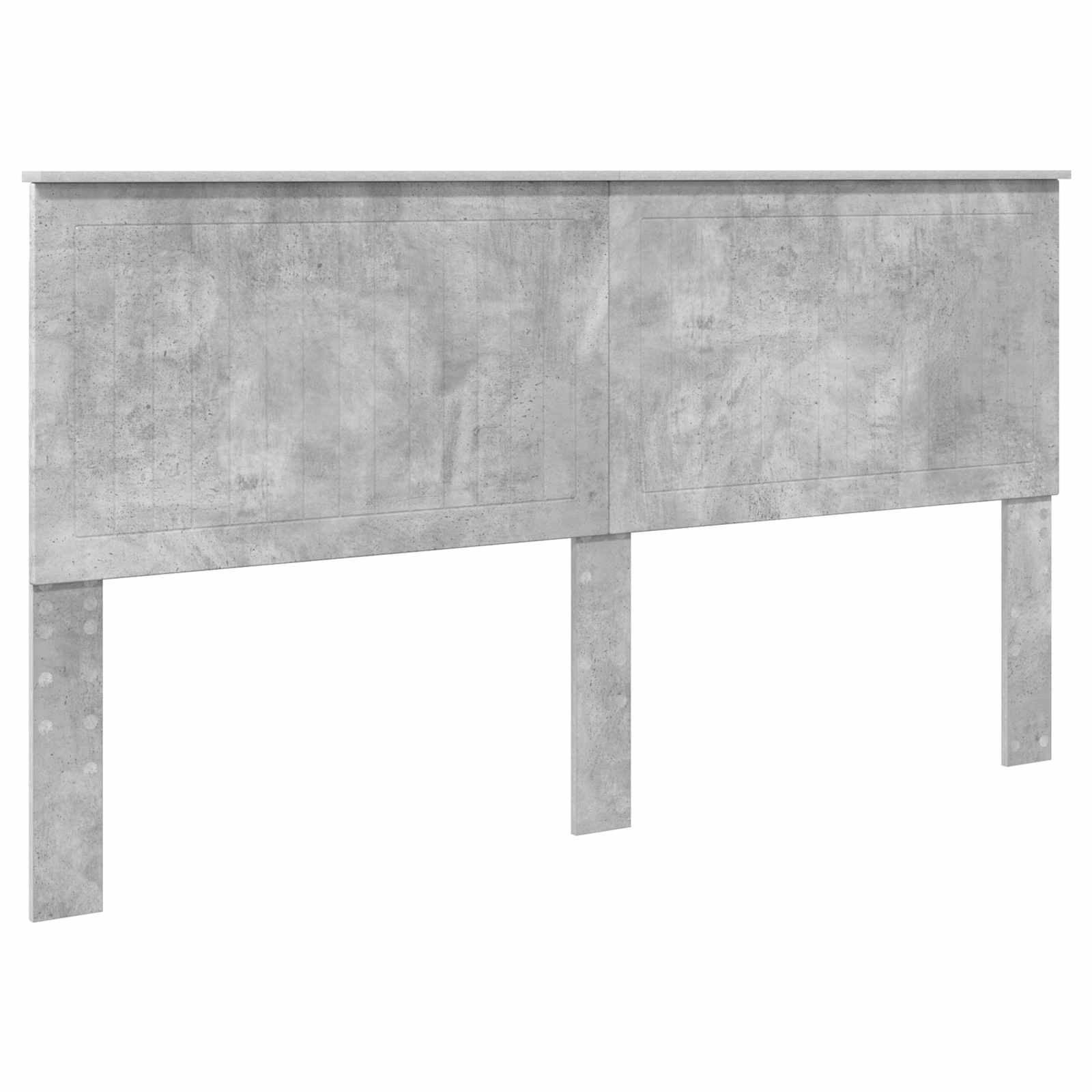vidaXL Ramka łóżka Betonowy 180 x 200 cm Lite drewno sosnowe