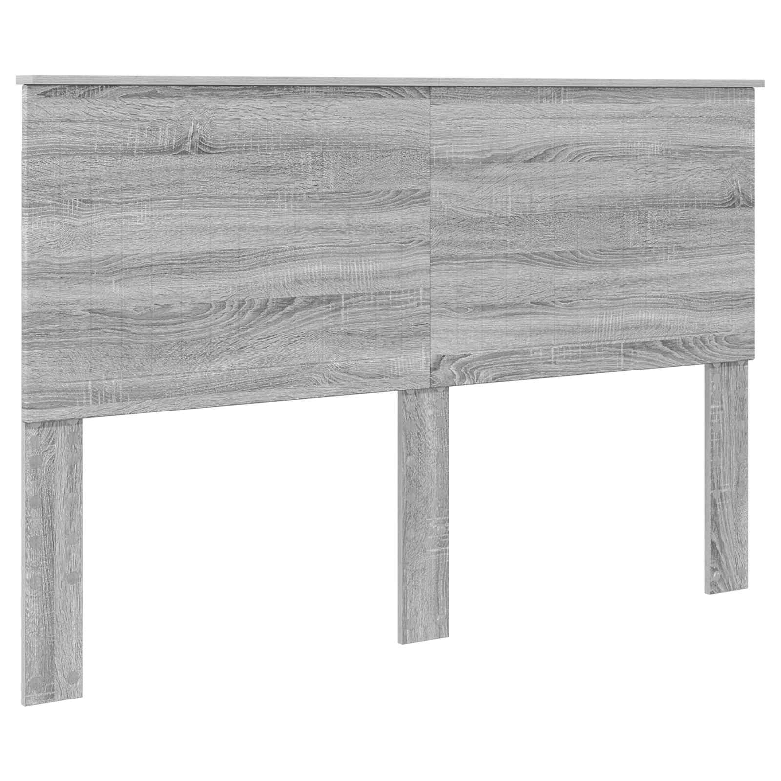 vidaXL Ramka łóżka Szary Sonoma 150 x 200 cm Lite drewno sosnowe