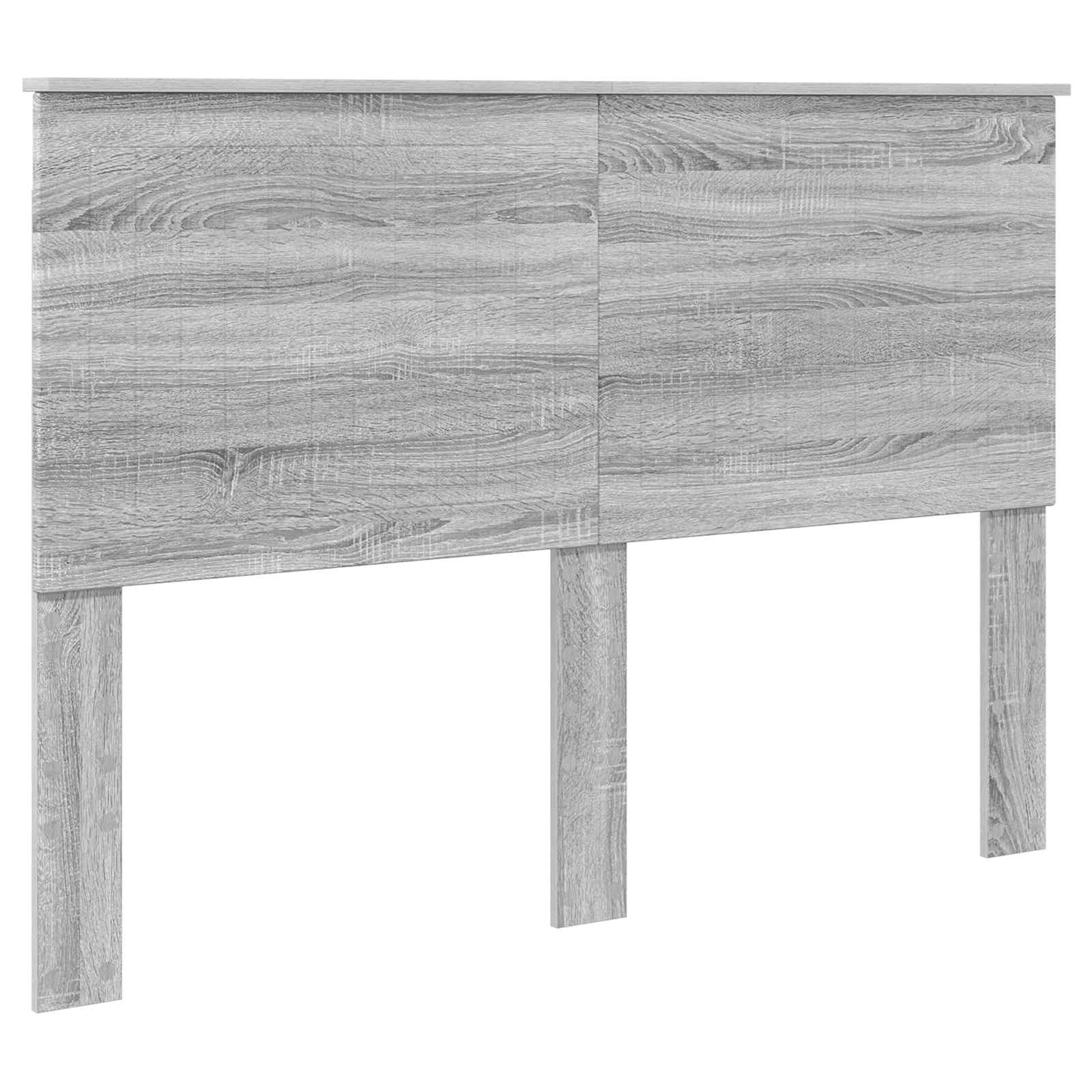 vidaXL Ramka łóżka Szary Sonoma 140 x 190 cm Lite drewno sosnowe