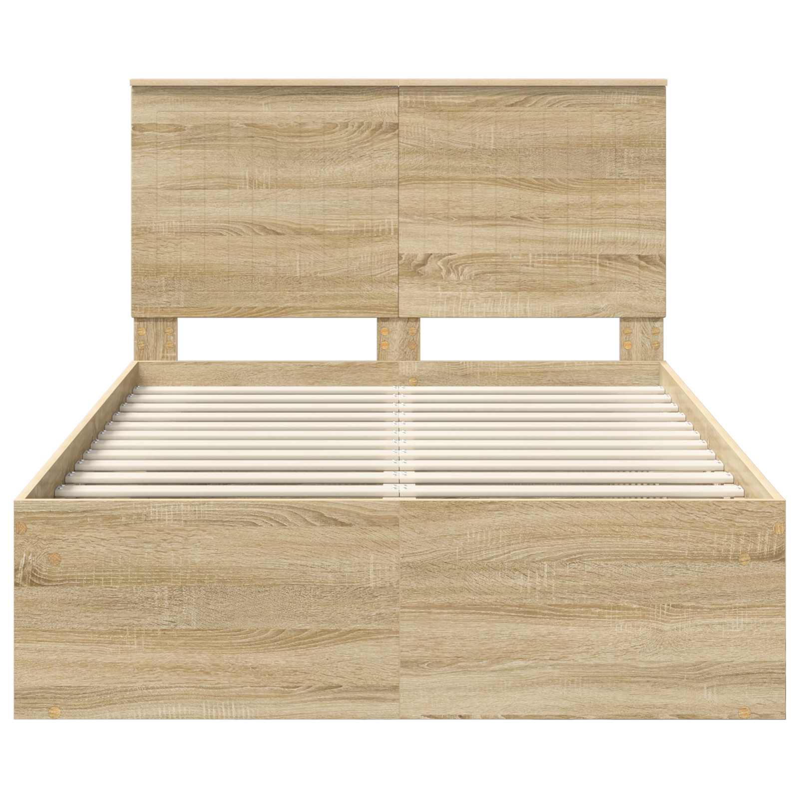 vidaXL Ramka łóżka Sonoma 120 x 200 cm Lite drewno sosnowe