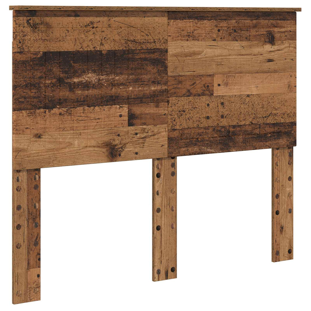 vidaXL Ramka łóżka Stare drewno 120 x 200 cm Lite drewno sosnowe